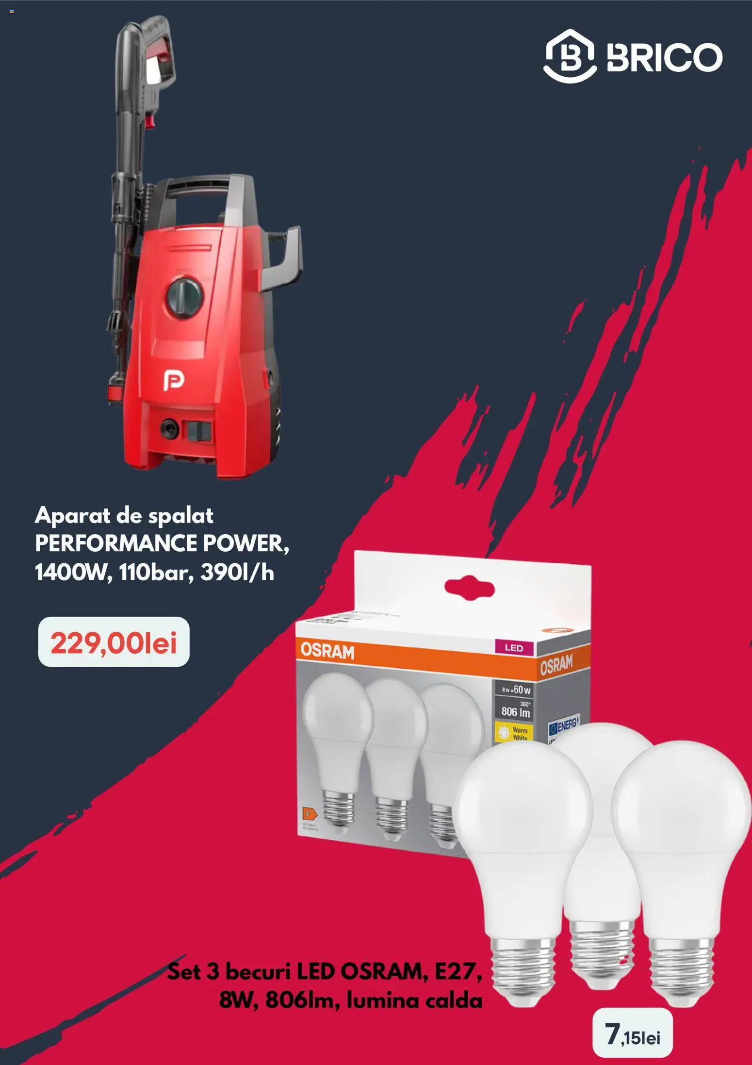 Catalog Brico Depot 5 - 17 Octombrie 2026 | Pagina 5 | Produse: Lumină, LED, Aparat