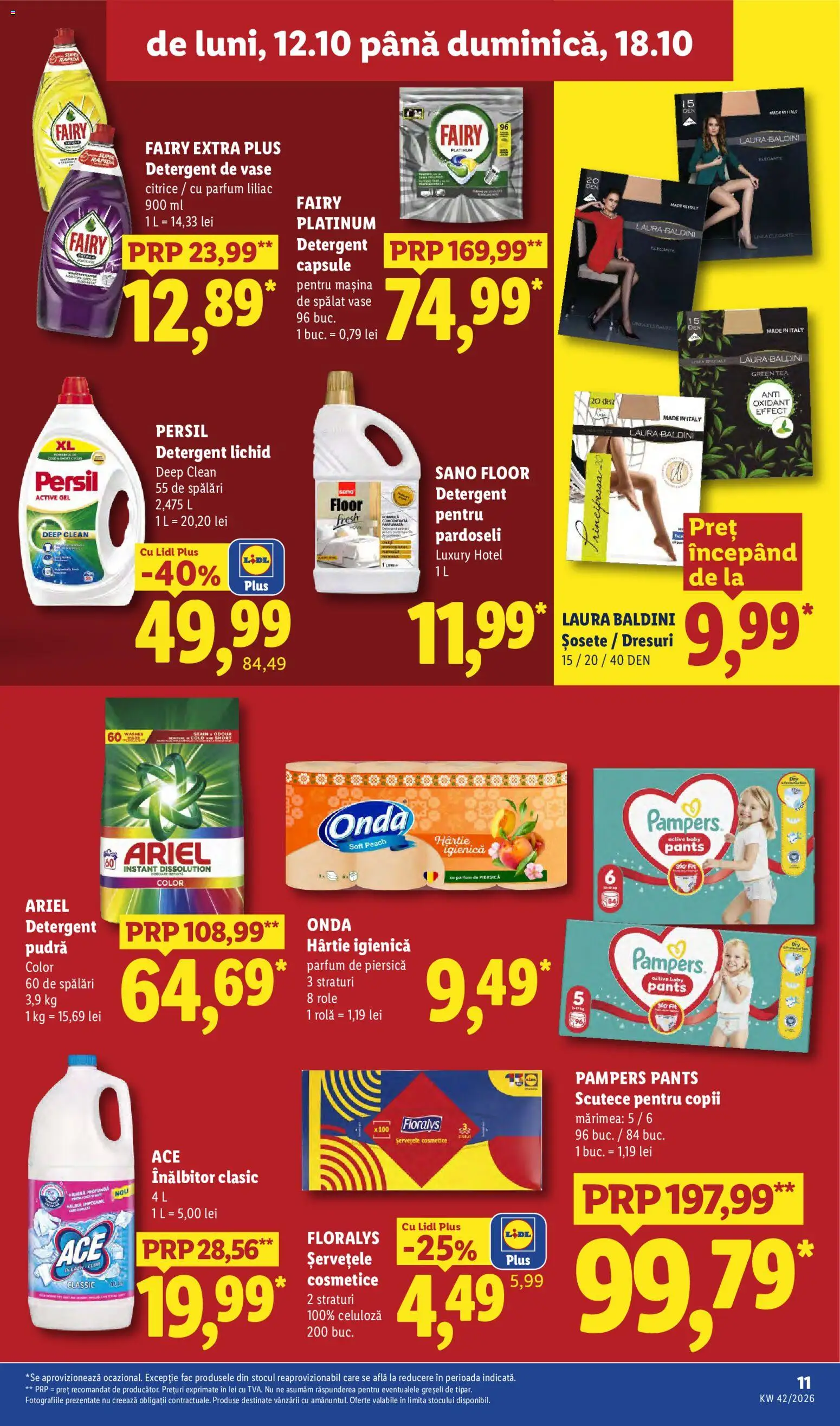 Catalog LIDL 12 - 17 Octombrie 2026 | Pagina 11 | Produse: Baby, Sport, Capsule pentru mașina de spălat, Șosete