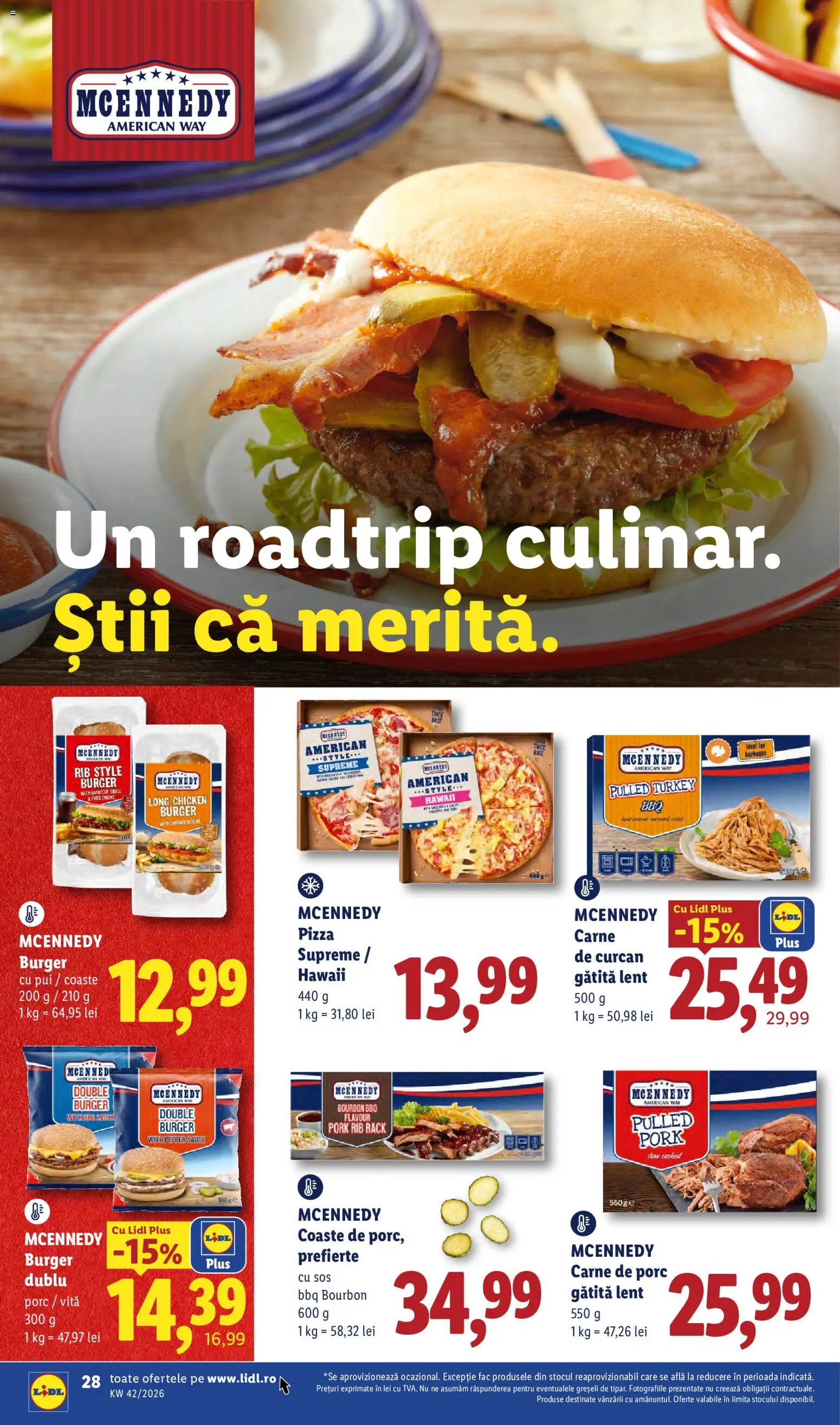 Catalog LIDL 12 - 17 Octombrie 2026 | Pagina 28 | Produse: Style, Pizza, Bourbon, Burger