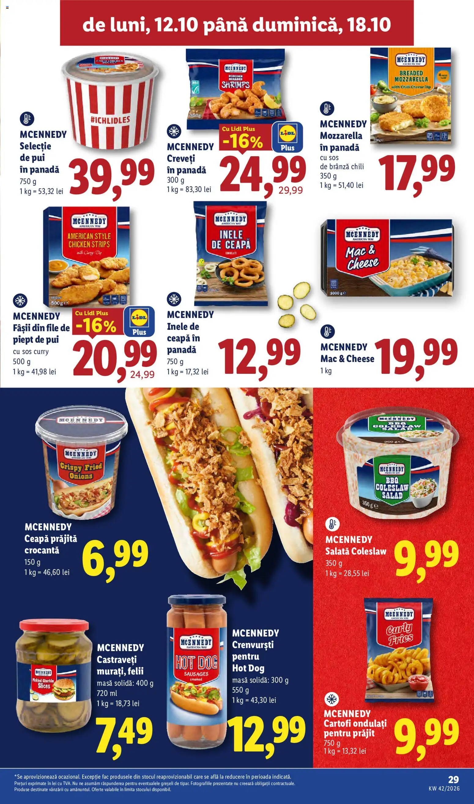 Catalog LIDL 12 - 17 Octombrie 2026 | Pagina 29 | Produse: Style, Masă, Crenvurști, Salată