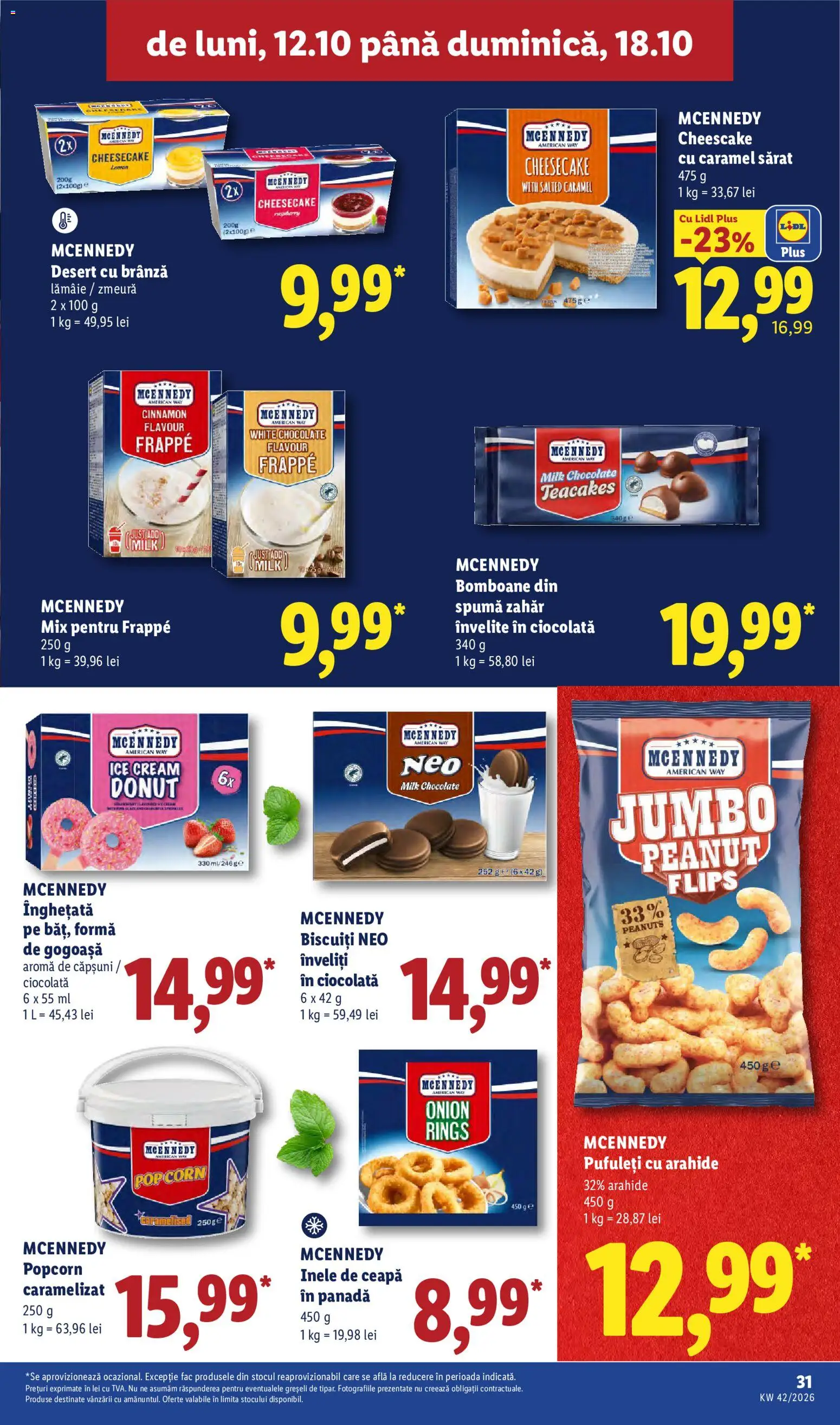 Catalog LIDL 12 - 17 Octombrie 2026 | Pagina 31 | Produse: Arahide, Brânză, Pufuleți, Căpșuni