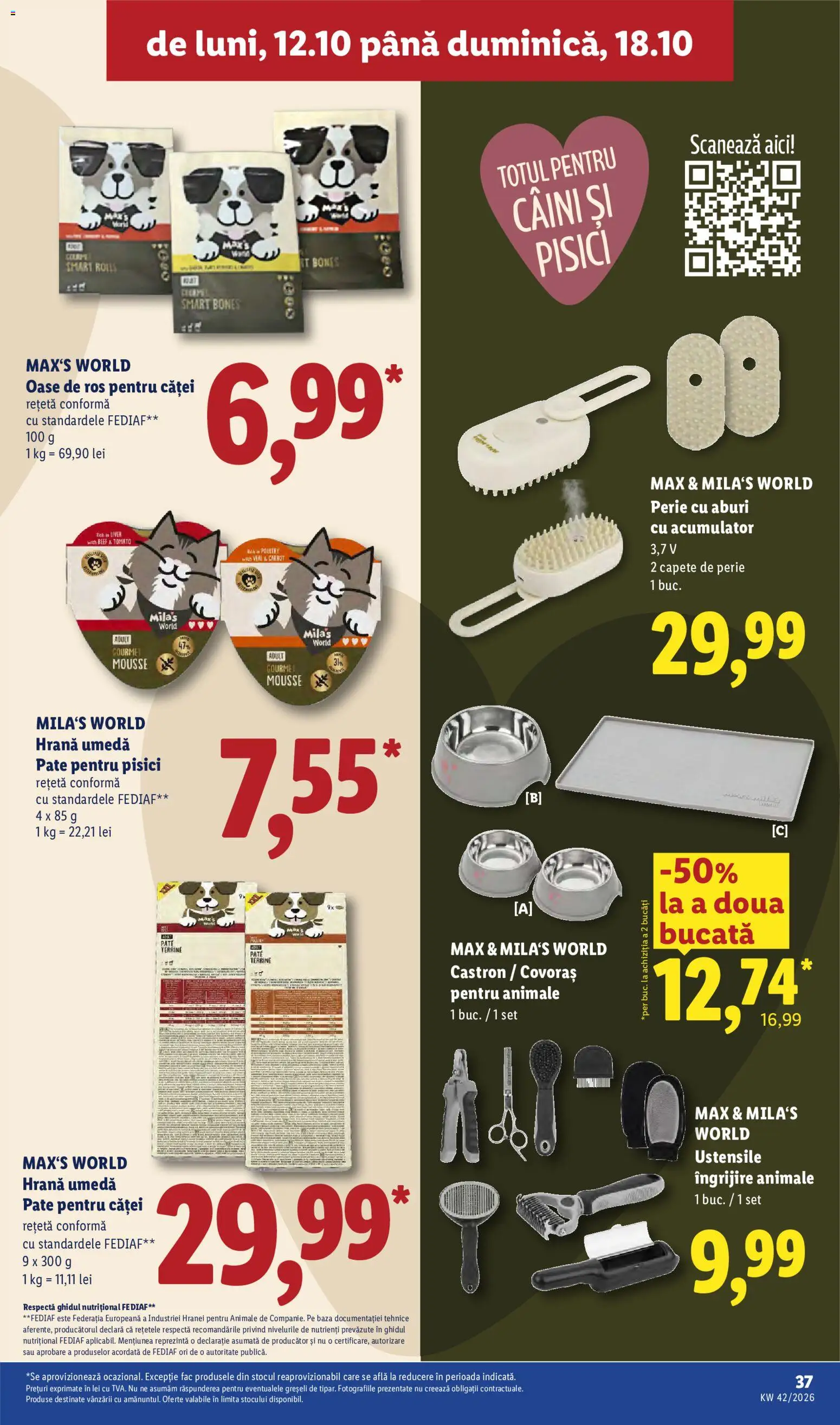 Catalog LIDL 12 - 17 Octombrie 2026 | Pagina 37 | Produse: Pate, Perie