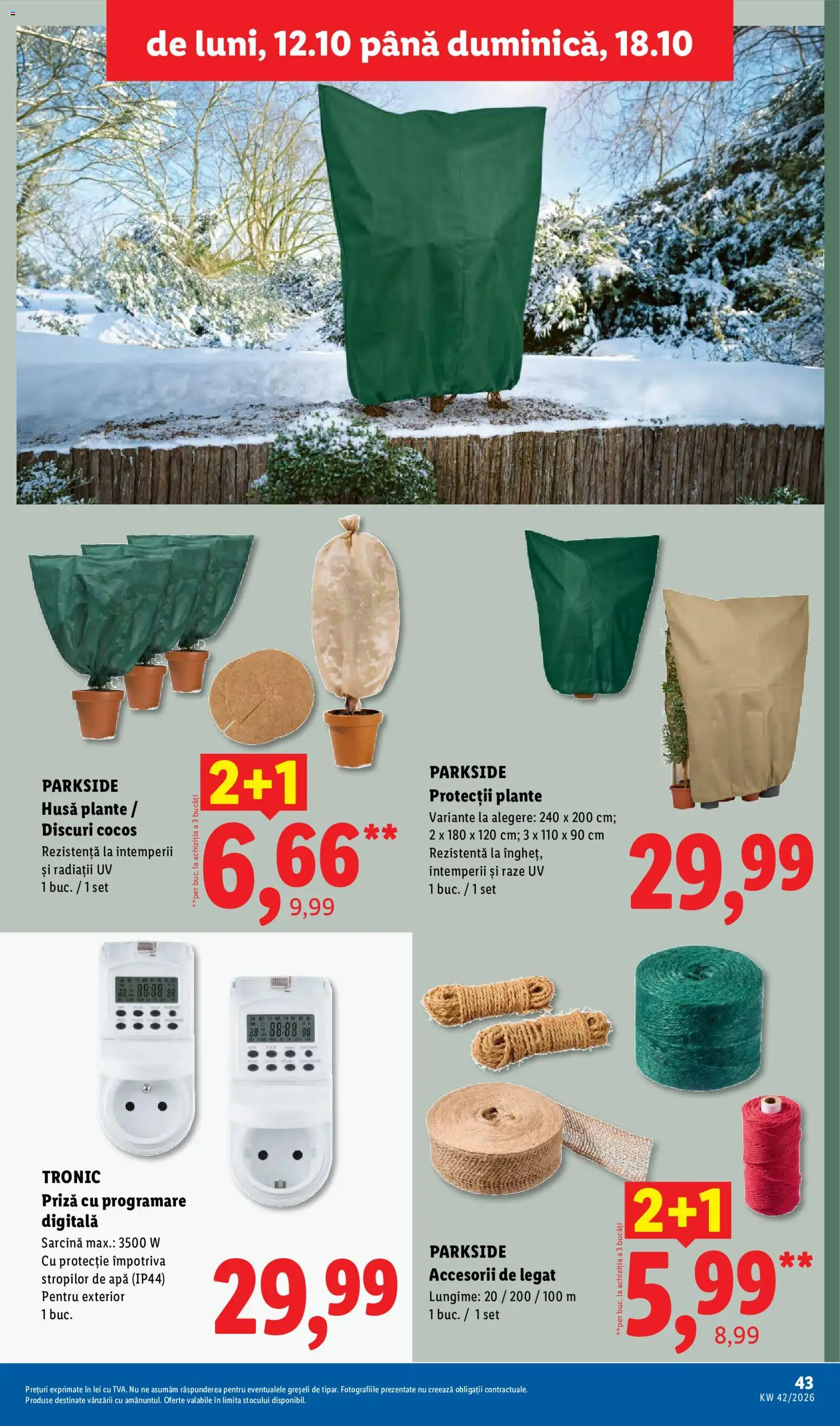 Catalog LIDL 12 - 17 Octombrie 2026 | Pagina 43 | Produse: Parkside, Priză, Apă