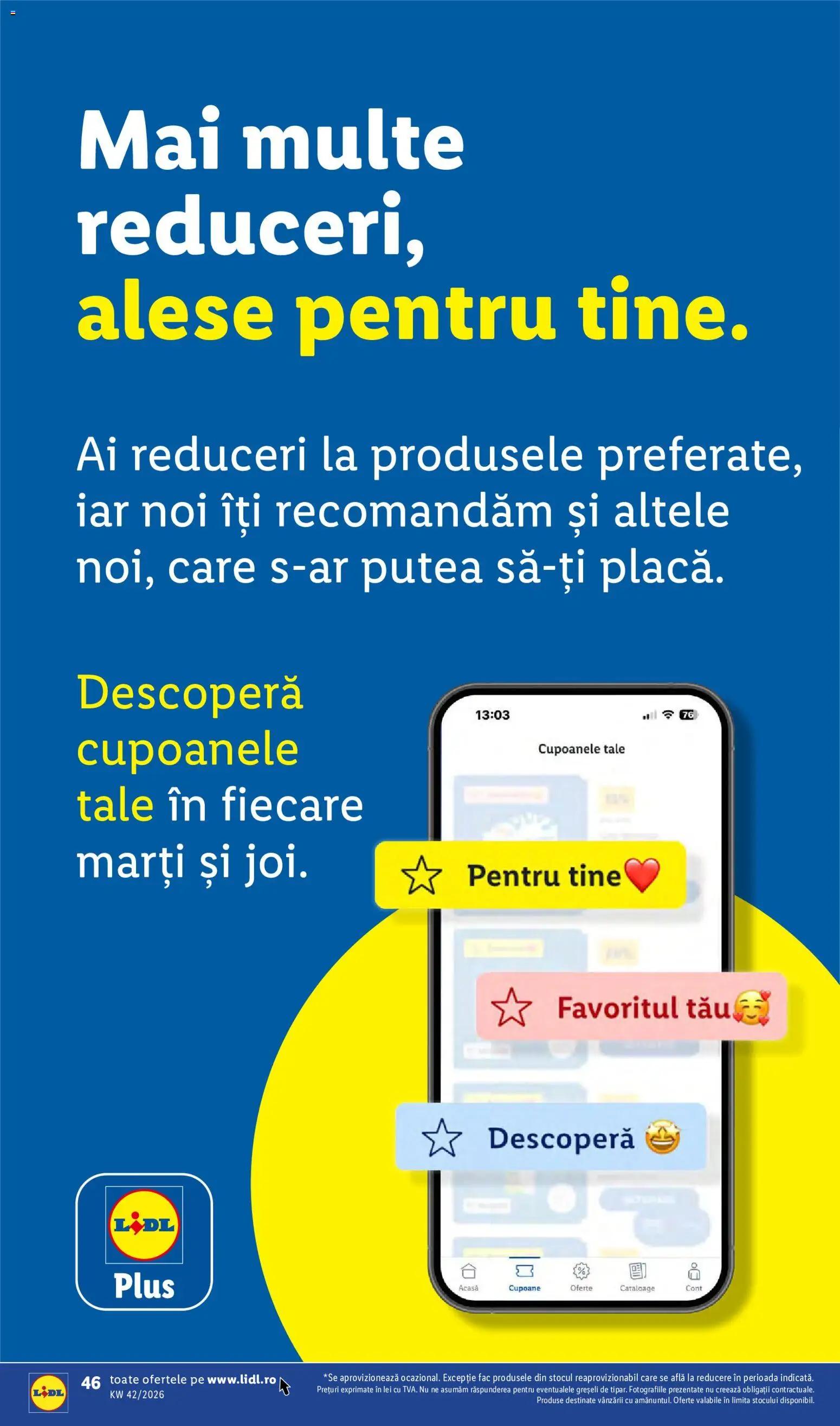 Catalog LIDL 12 - 17 Octombrie 2026 | Pagina 46 | Produse: Plus
