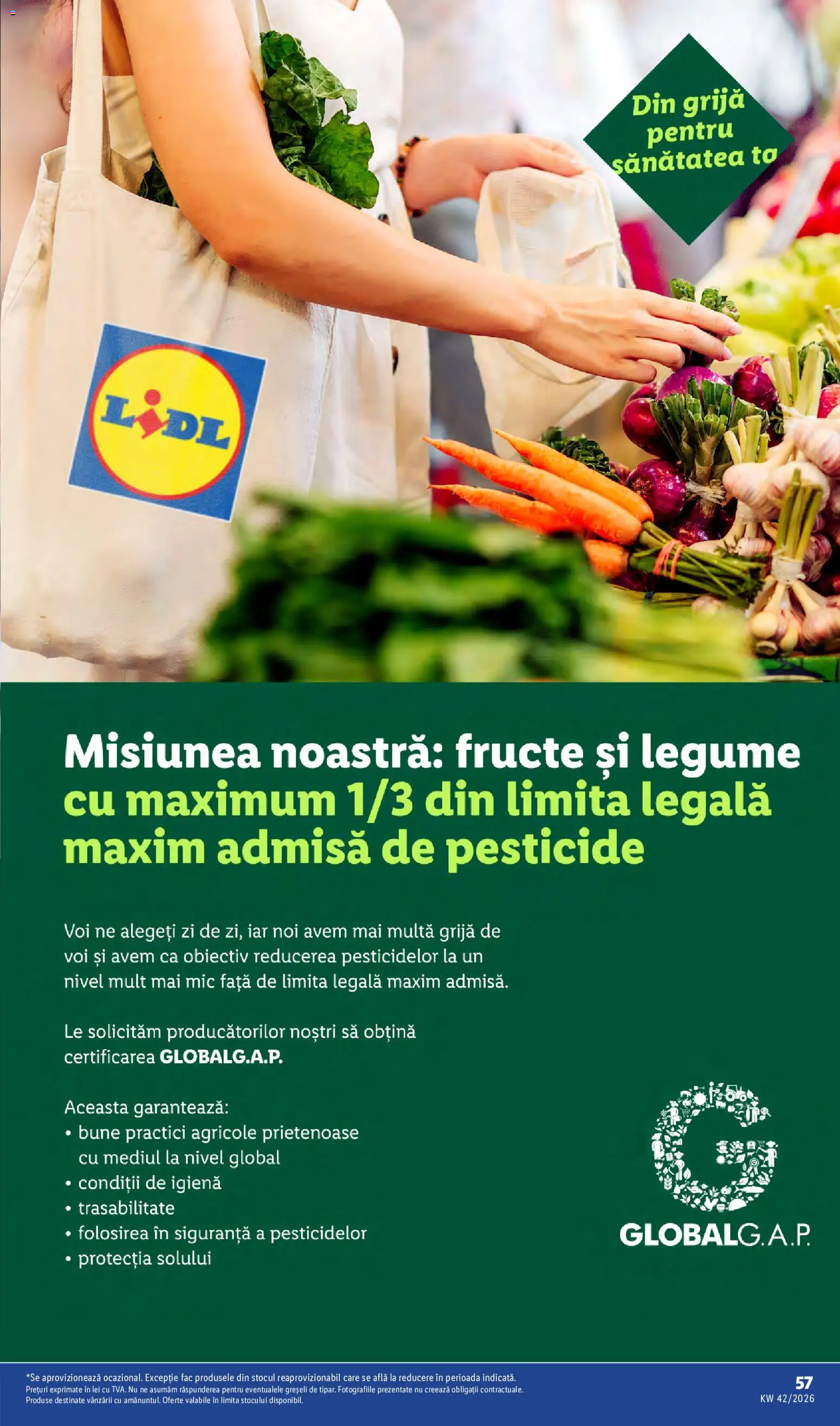 Catalog LIDL 12 - 17 Octombrie 2026 | Pagina 57 | Produse: Legume, Fructe