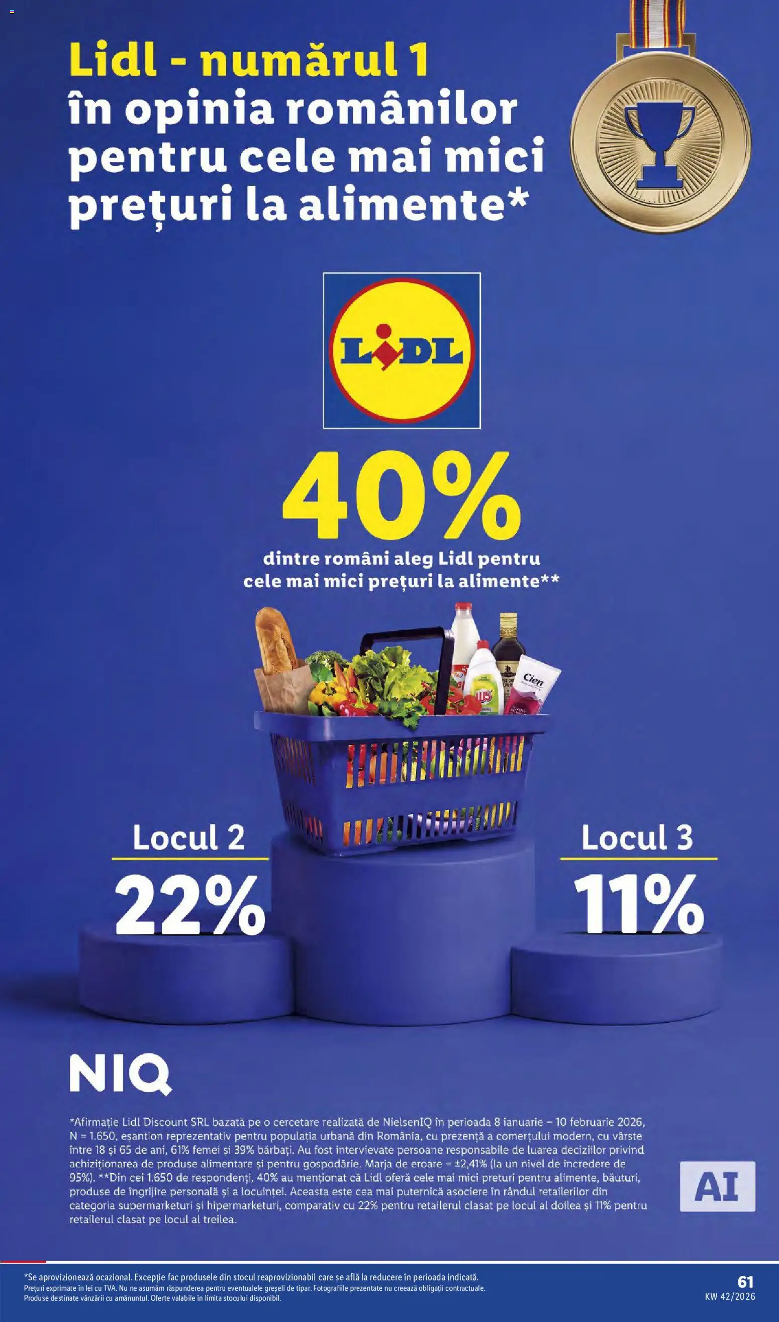 Catalog LIDL 12 - 17 Octombrie 2026 | Pagina 61 | Produse: Cien, Mici, Cremă, Detergent