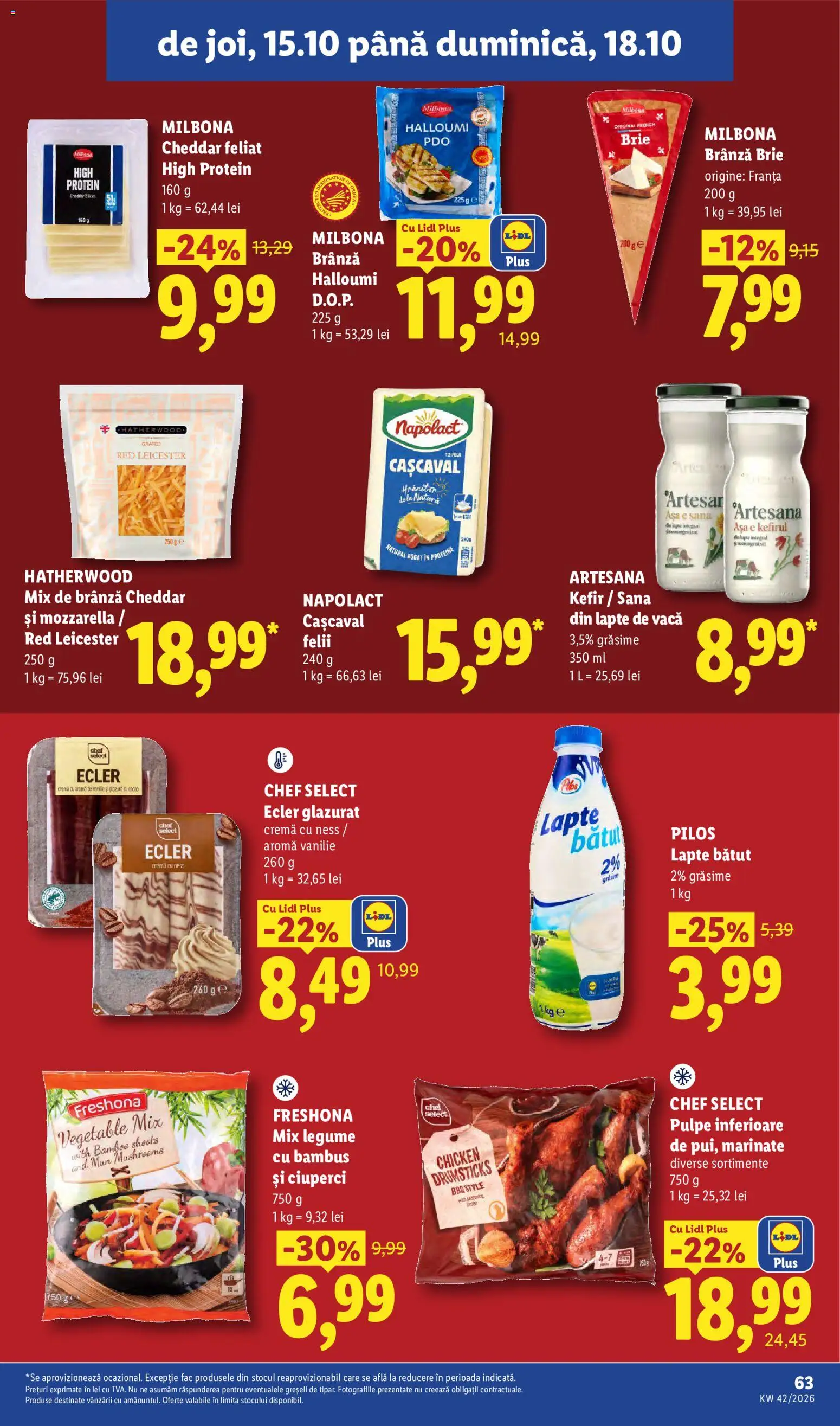 Catalog LIDL 12 - 17 Octombrie 2026 | Pagina 63 | Produse: Proteine, Lapte, Kefir, Cacao