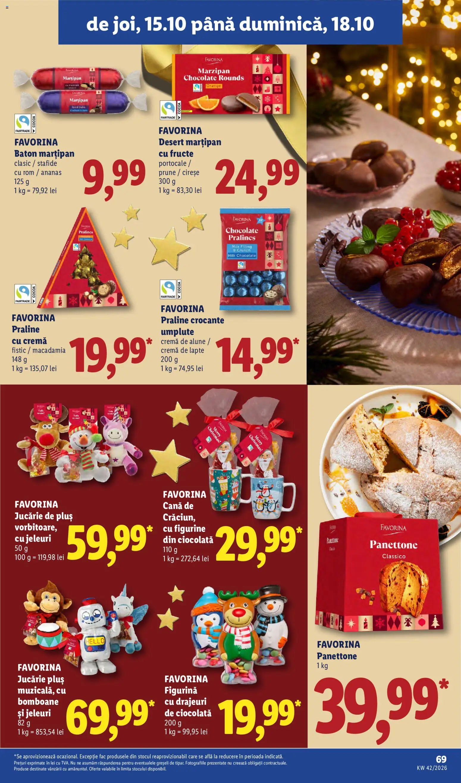 Catalog LIDL 12 - 17 Octombrie 2026 | Pagina 69 | Produse: Praline, Portocale, Cireșe, Desert