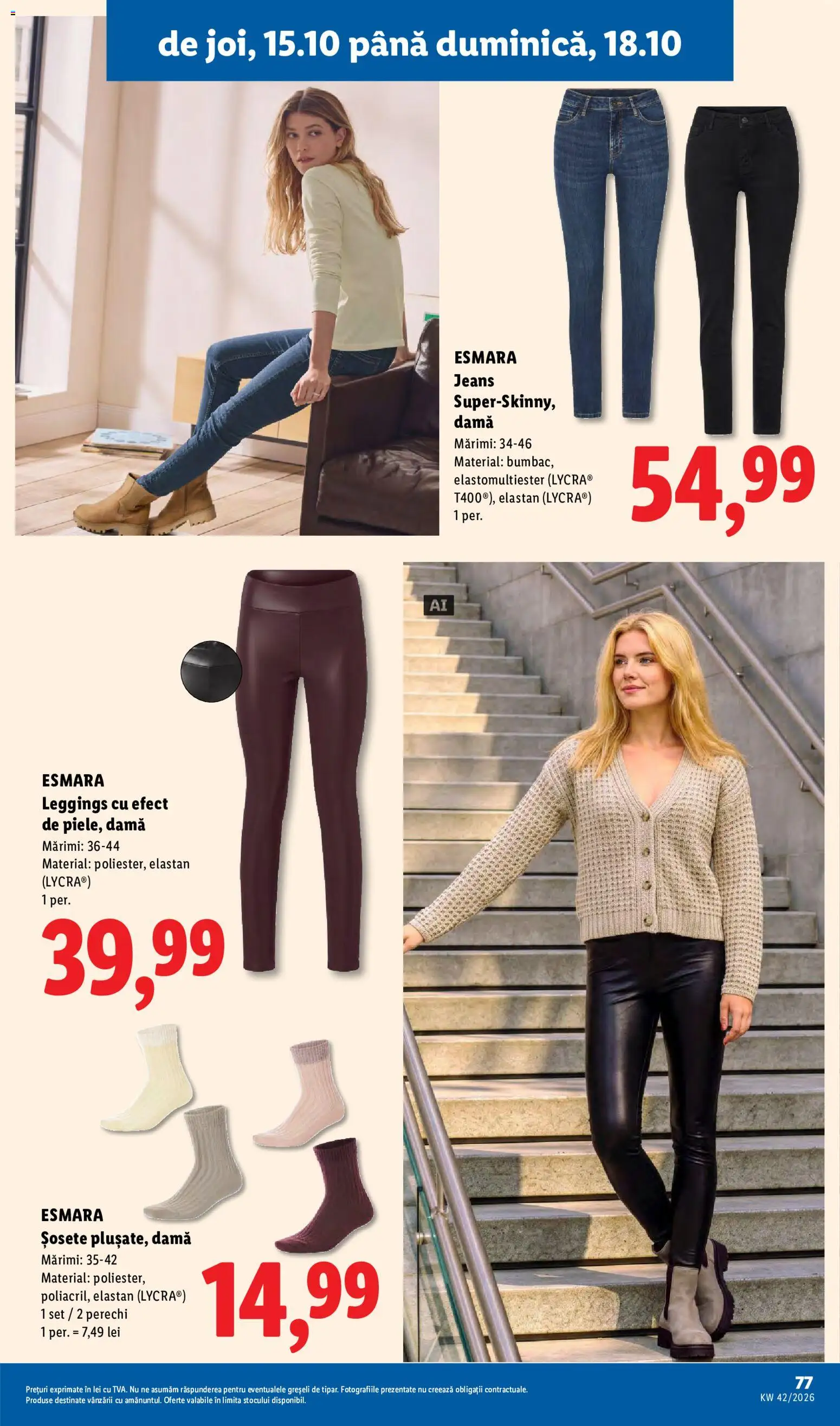 Catalog LIDL 12 - 17 Octombrie 2026 | Pagina 77 | Produse: Sport, Șosete