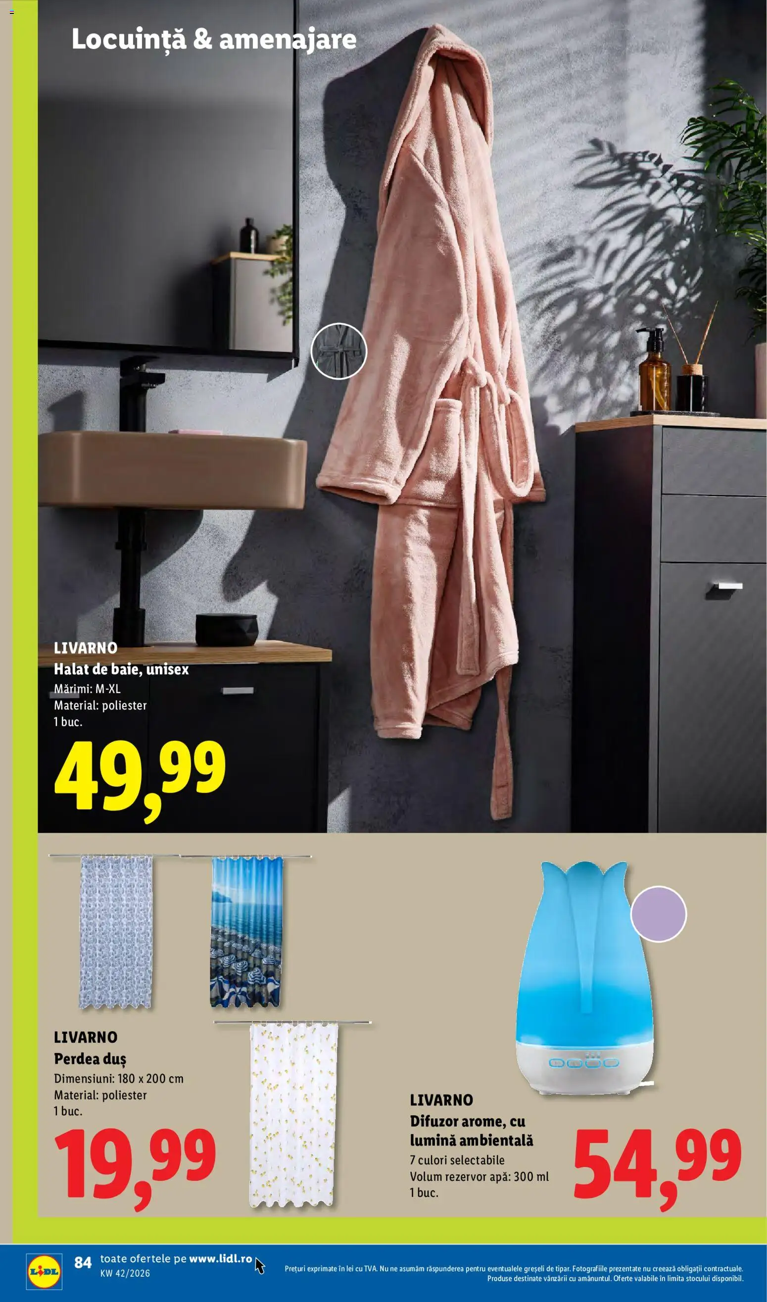 Catalog LIDL 12 - 17 Octombrie 2026 | Pagina 84 | Produse: Difuzor, Perdea, Sport, Apă