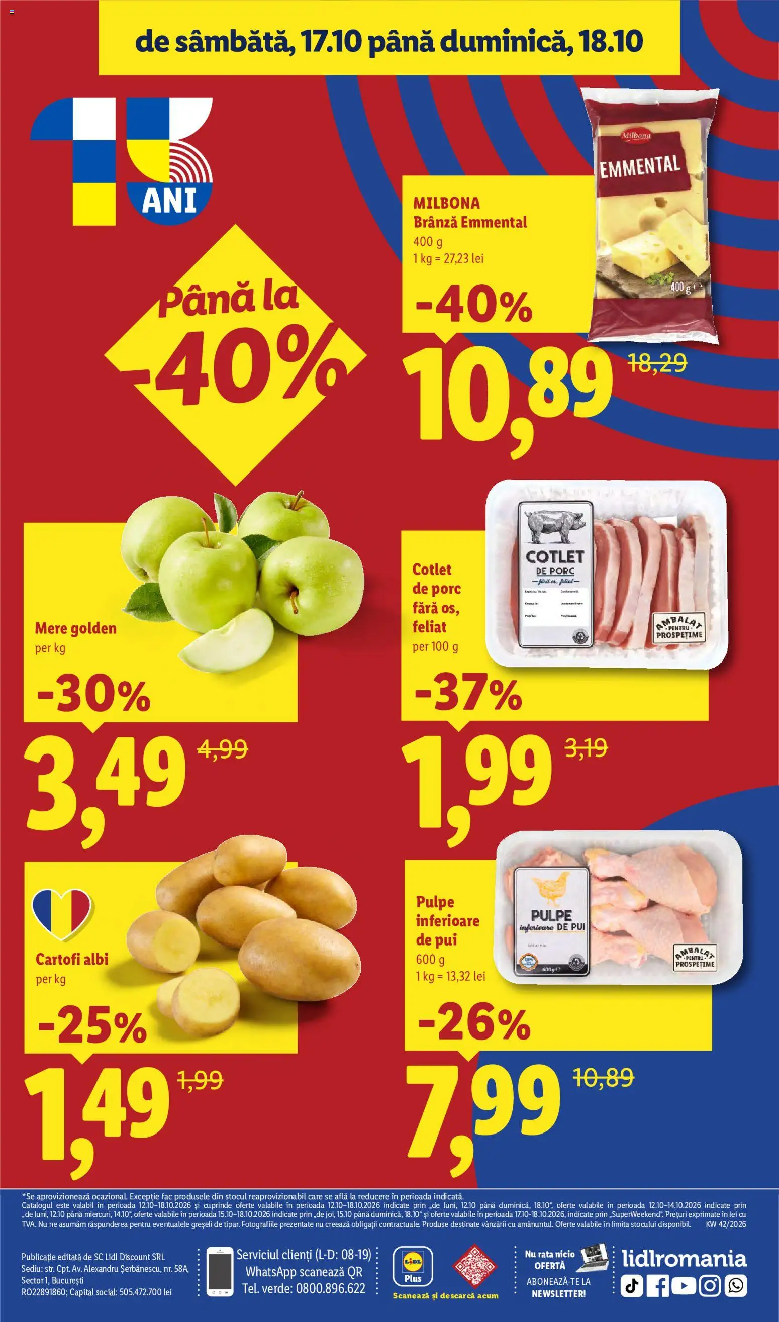 Catalog LIDL 12 - 17 Octombrie 2026 | Pagina 88 | Produse: Cotlet, Pui, Rață, Cartofi