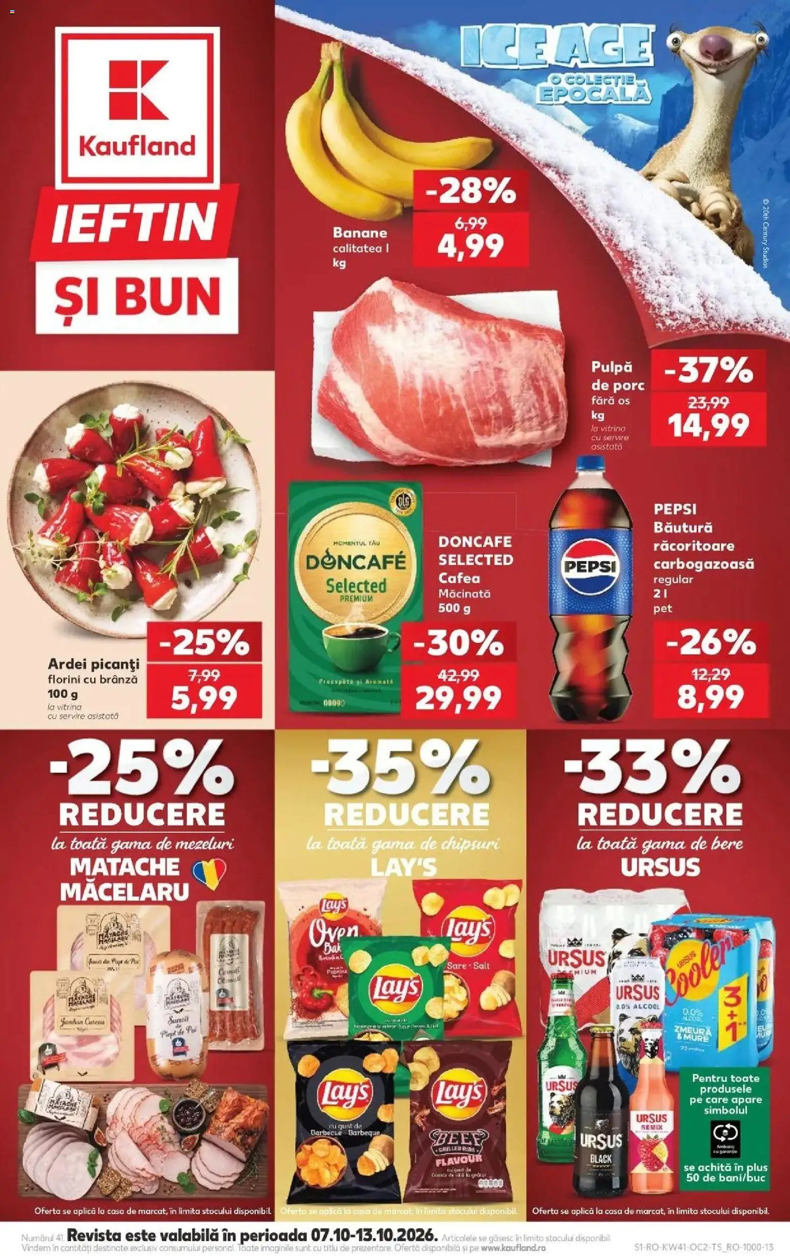 Catalog Kaufland 7 - 12 Octombrie 2026 | Pagina 1 | Produse: Premium, Ursus, Bere, Plus