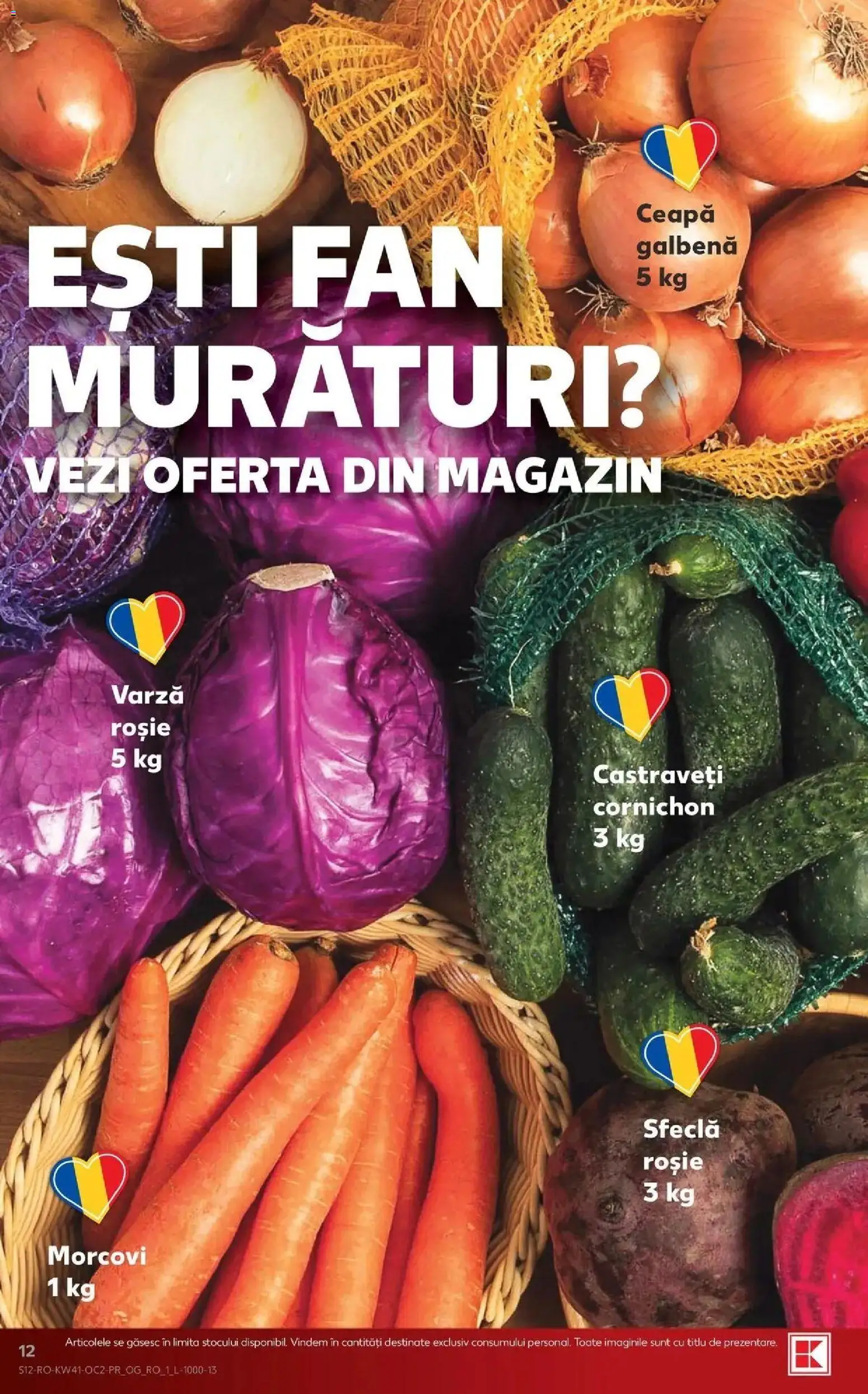 Catalog Kaufland 7 - 12 Octombrie 2026 | Pagina 12 | Produse: Morcovi, Castraveți, Ceapă, Sfeclă