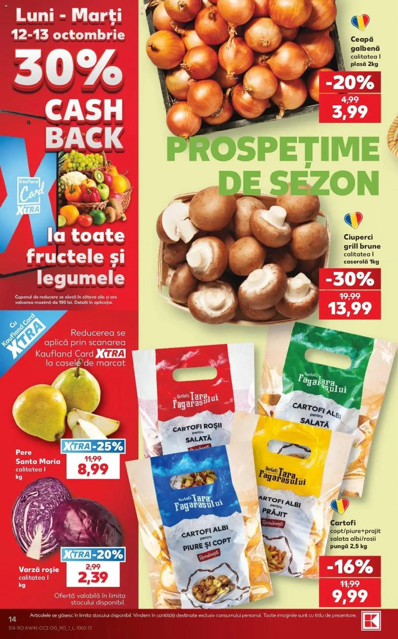 Catalog Kaufland 7 - 12 Octombrie 2026 | Pagina 14 | Produse: Varză, Pungă, Grill, Caserola