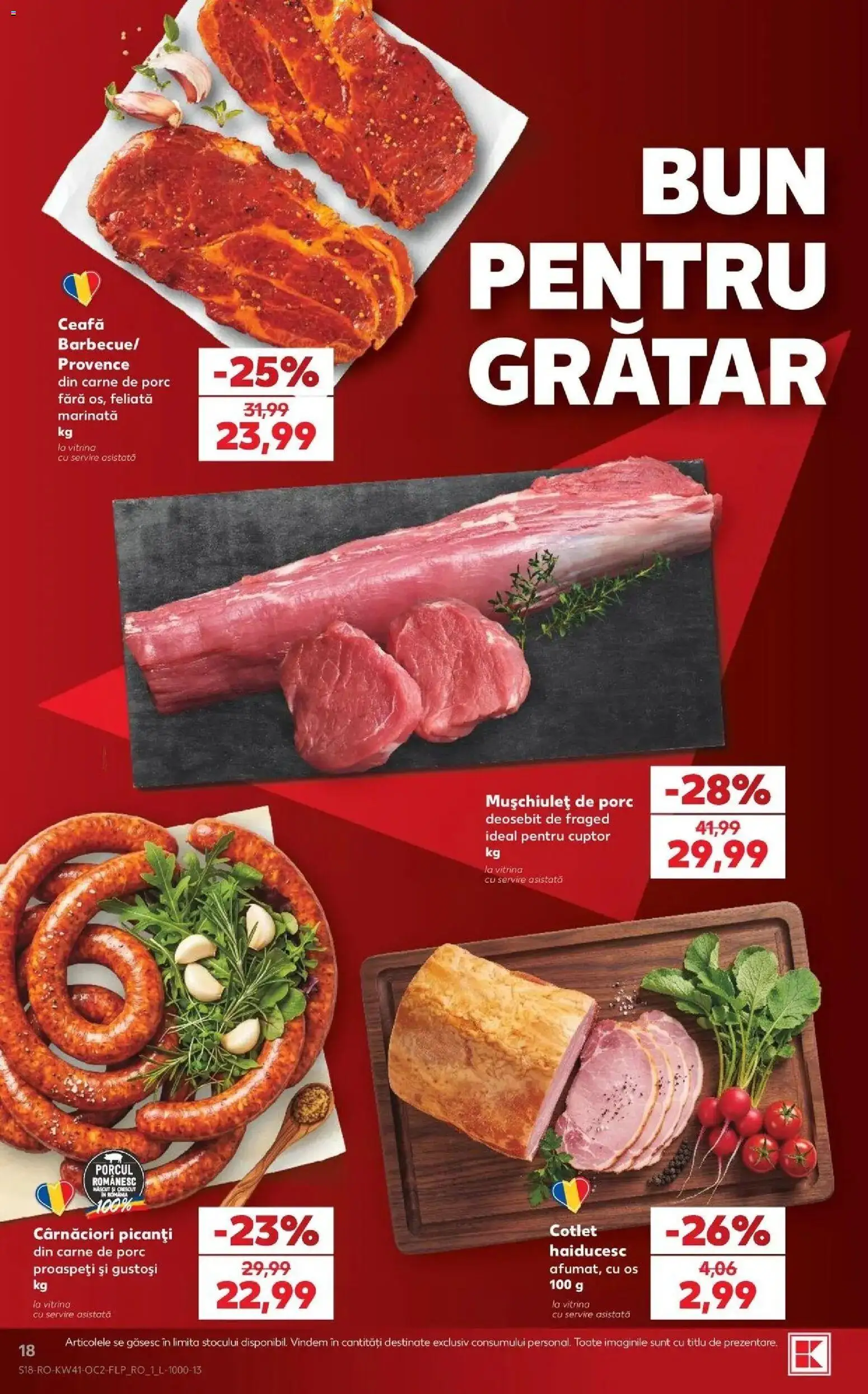 Catalog Kaufland 7 - 12 Octombrie 2026 | Pagina 18 | Produse: Cuptor, Grătar, Vitrină, Carne De Porc