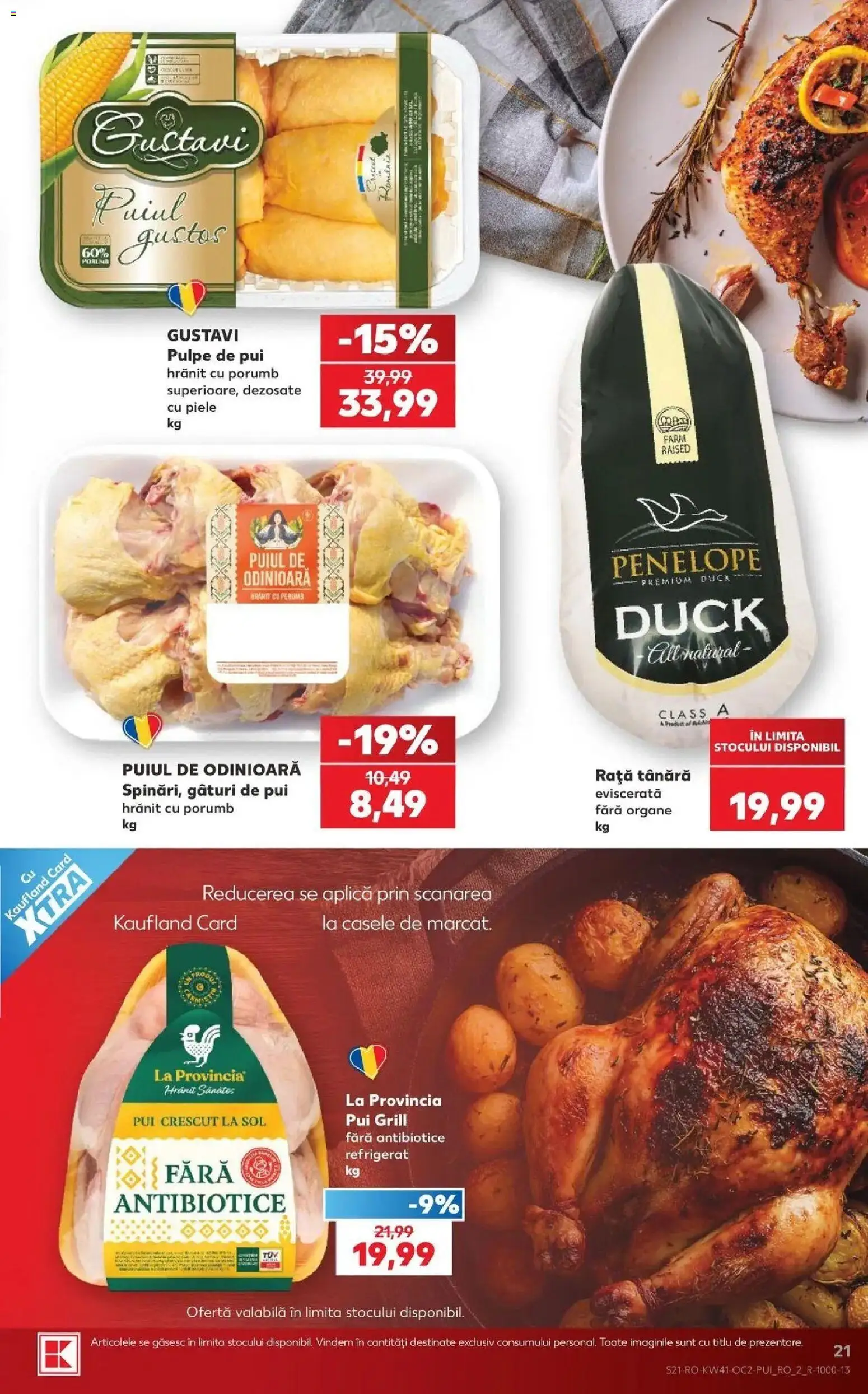 Catalog Kaufland 7 - 12 Octombrie 2026 | Pagina 21 | Produse: Pui grill, Aplică, Rață, Porumb