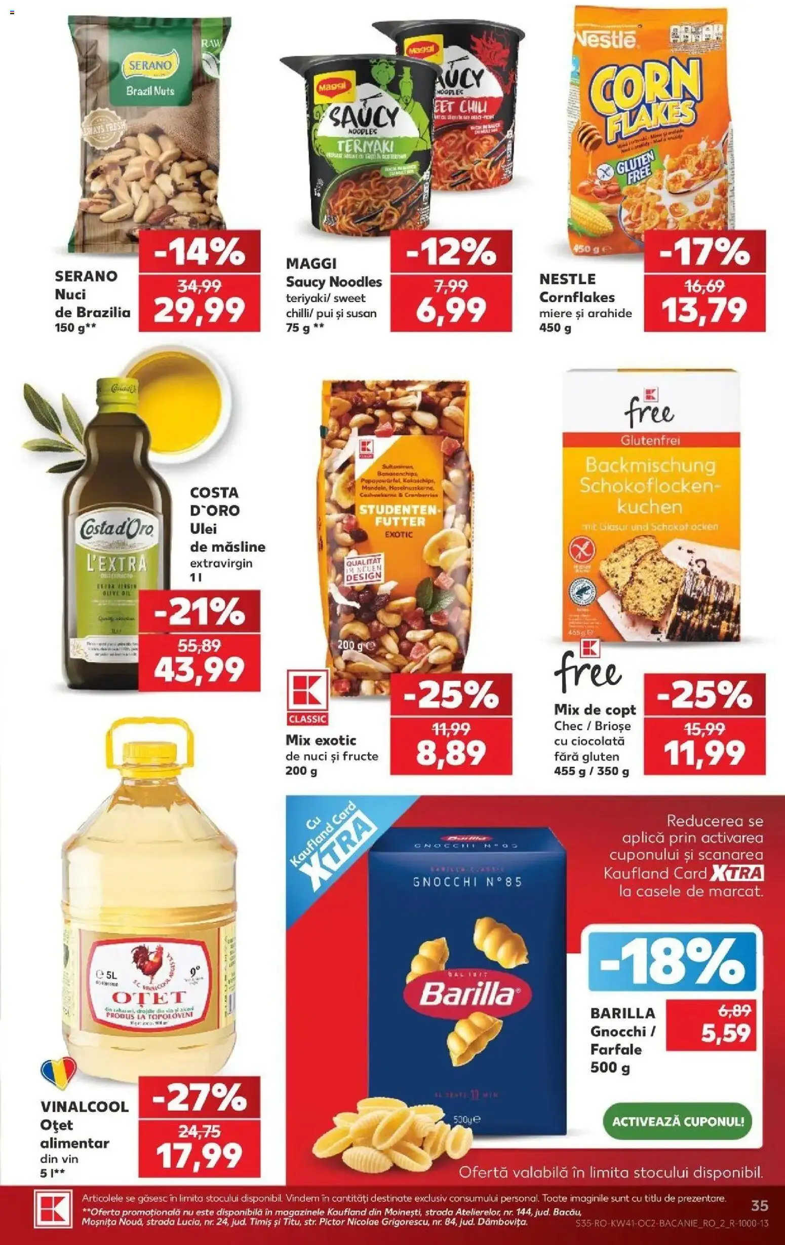 Catalog Kaufland 7 - 12 Octombrie 2026 | Pagina 35 | Produse: Arahide, Ulei, Oțet, Noodles
