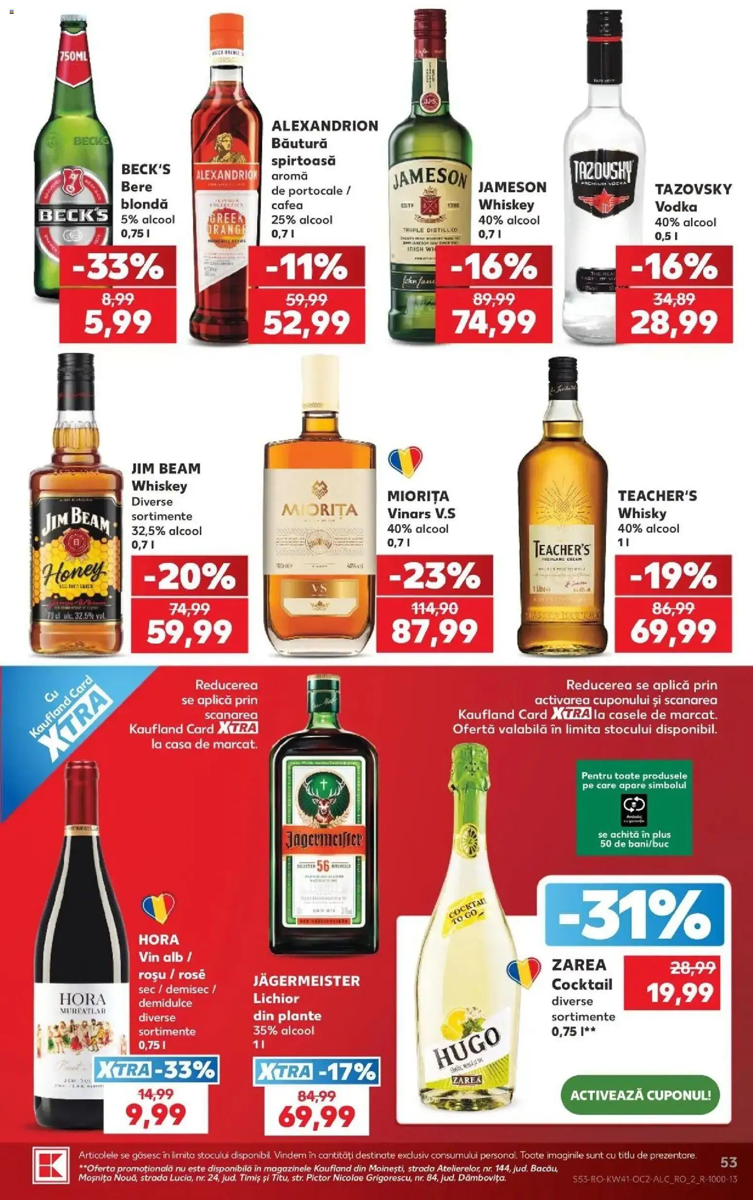 Catalog Kaufland 7 - 12 Octombrie 2026 | Pagina 53 | Produse: Cafea, Portocale, Vodka, Plus