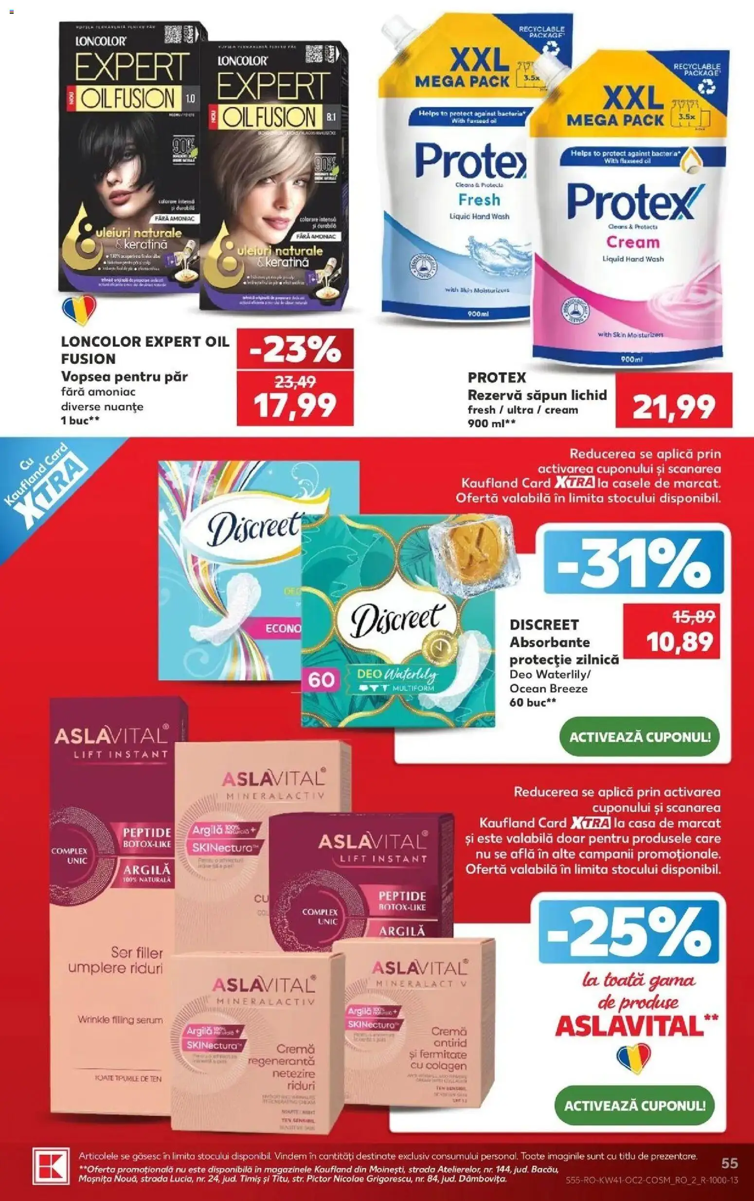 Catalog Kaufland 7 - 12 Octombrie 2026 | Pagina 55 | Produse: Serum, Aplică, Vopsea, Cremă