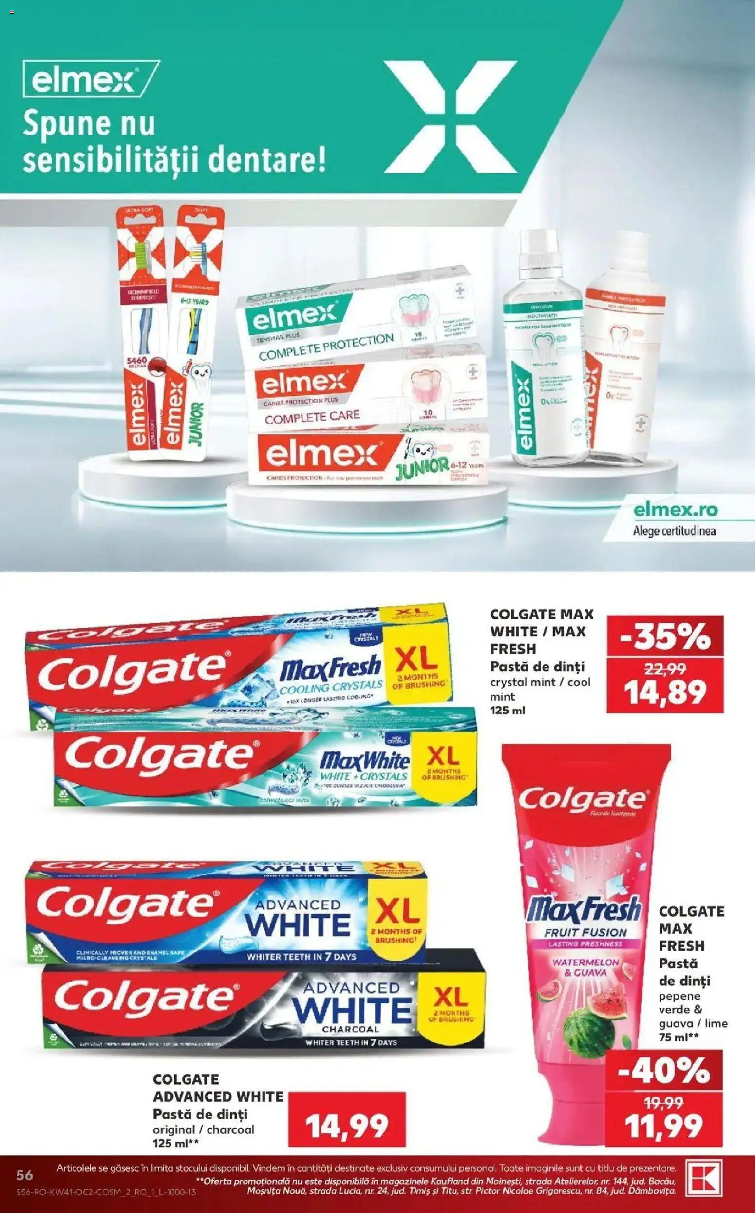 Catalog Kaufland 7 - 12 Octombrie 2026 | Pagina 56 | Produse: Lime, Fusion, Pastă de dinți, Plus