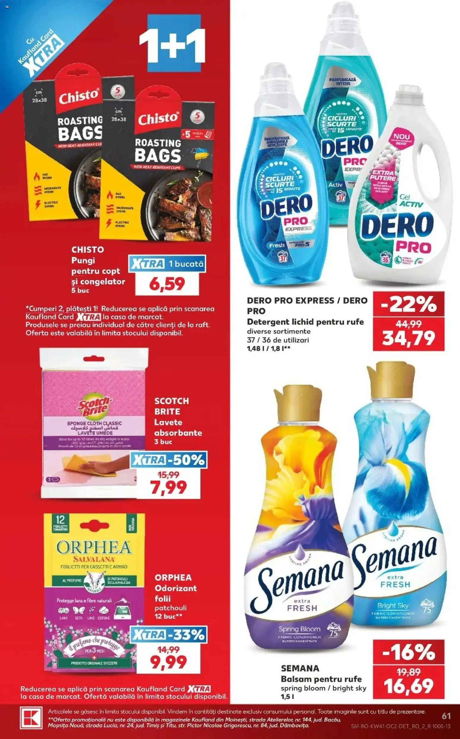 Catalog Kaufland 7 - 12 Octombrie 2026 | Pagina 61 | Produse: Congelator, Semana, Balsam pentru rufe, Detergent