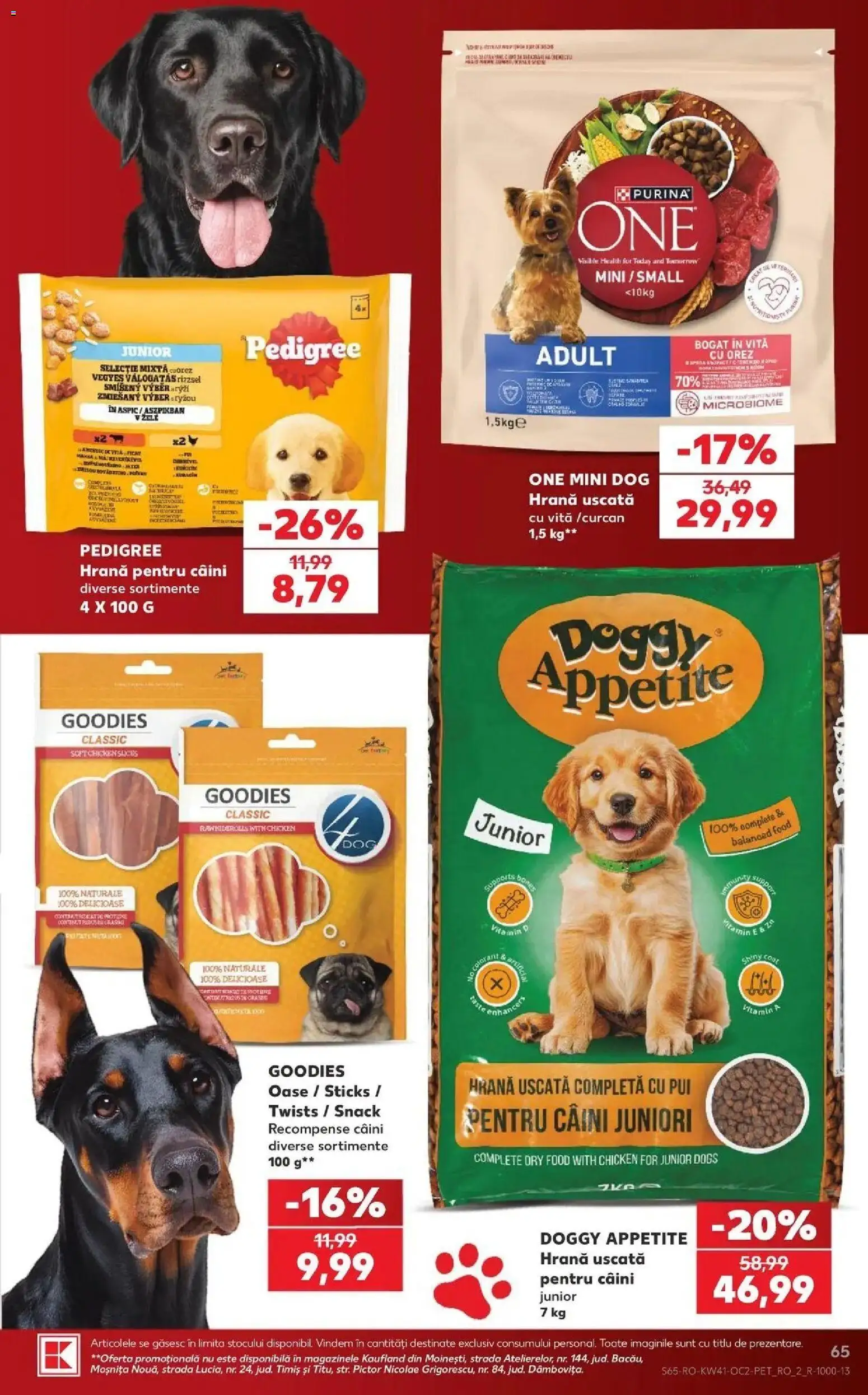 Catalog Kaufland 7 - 12 Octombrie 2026 | Pagina 65 | Produse: Vită, Hrană pentru câini, Pui, Orez