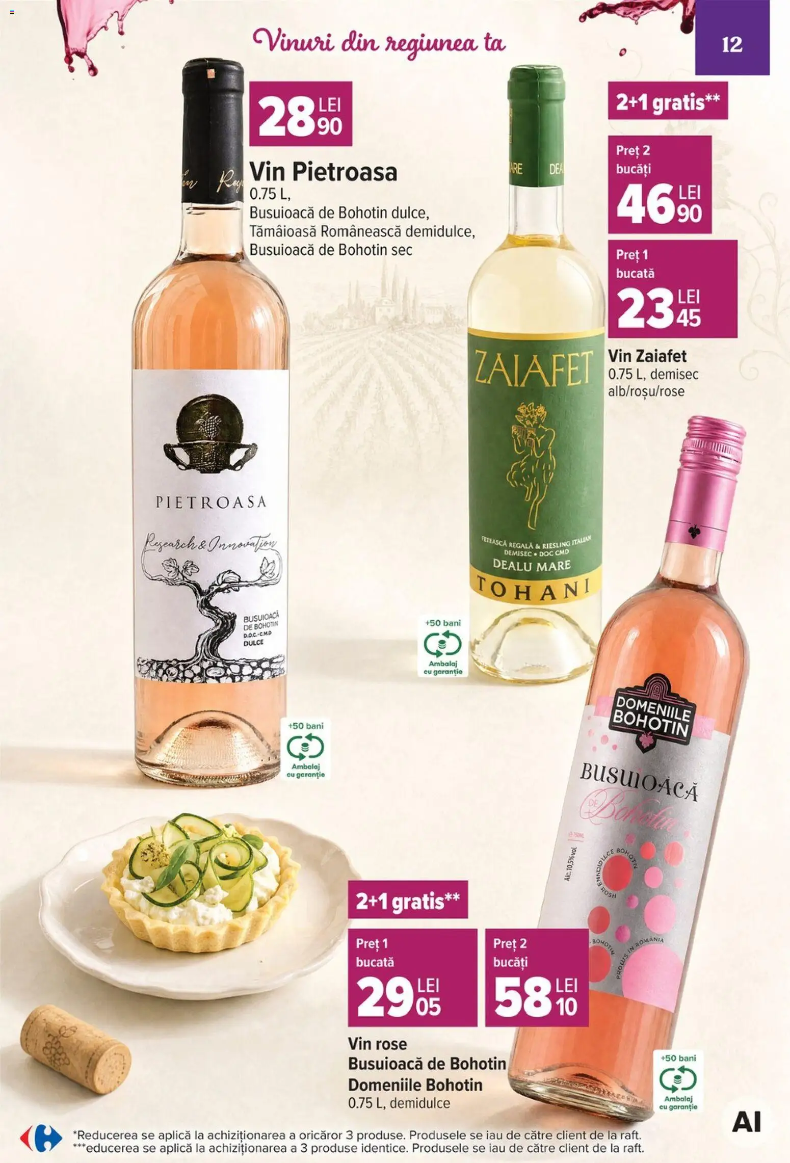 Catalog Carrefour 7 - 19 Octombrie 2026 | Pagina 12 | Produse: Aplică, Vin rose, Vin