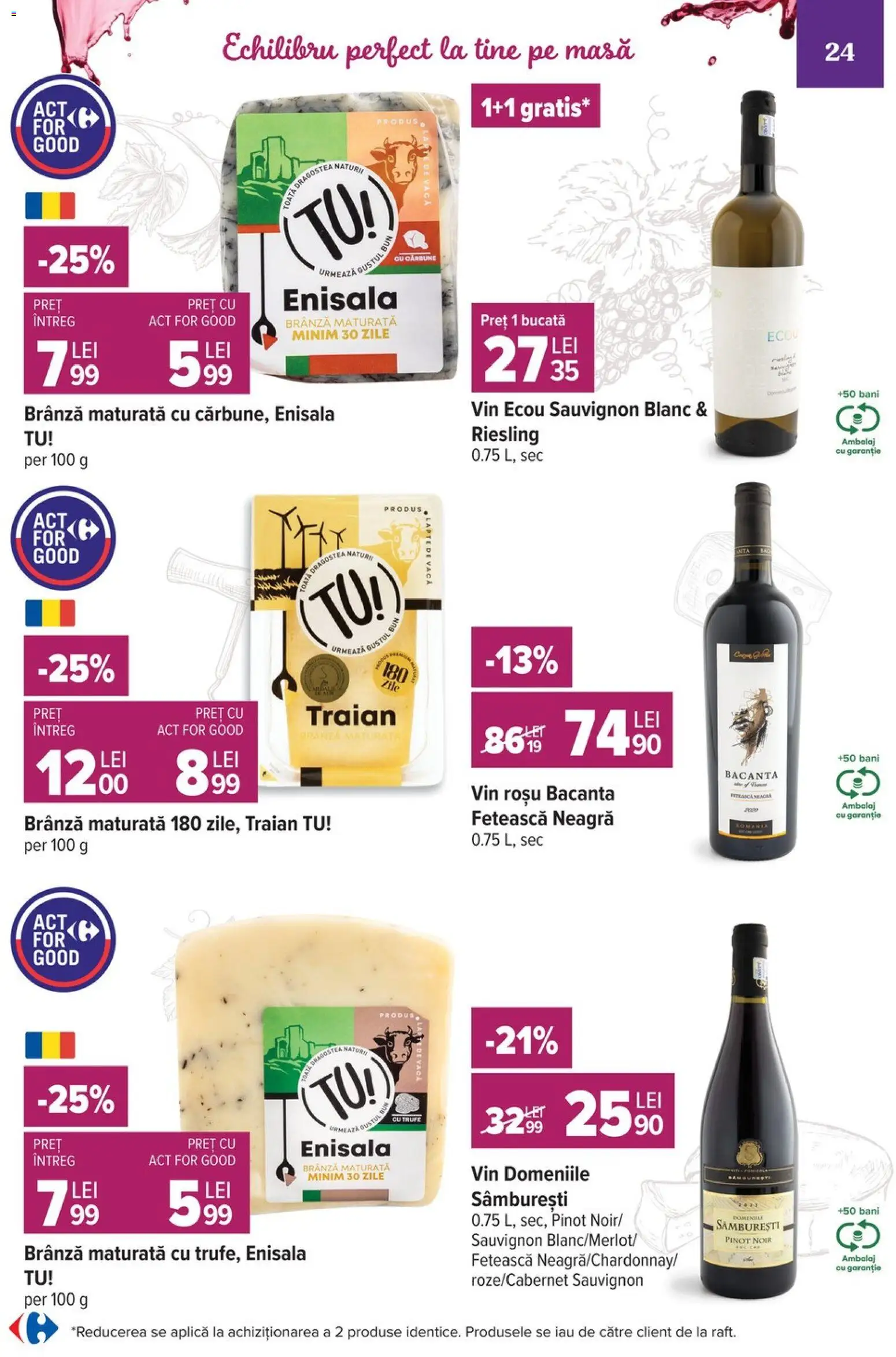 Catalog Carrefour 7 - 19 Octombrie 2026 | Pagina 24 | Produse: Aplică, Masă, Vin, Sauvignon