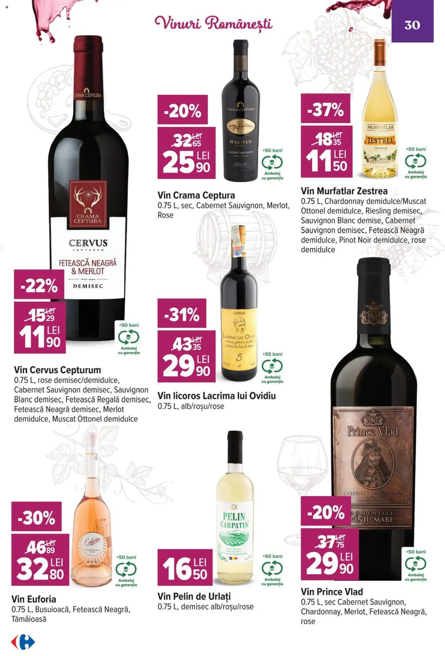 Catalog Carrefour 7 - 19 Octombrie 2026 | Pagina 30 | Produse: Vin, Sauvignon