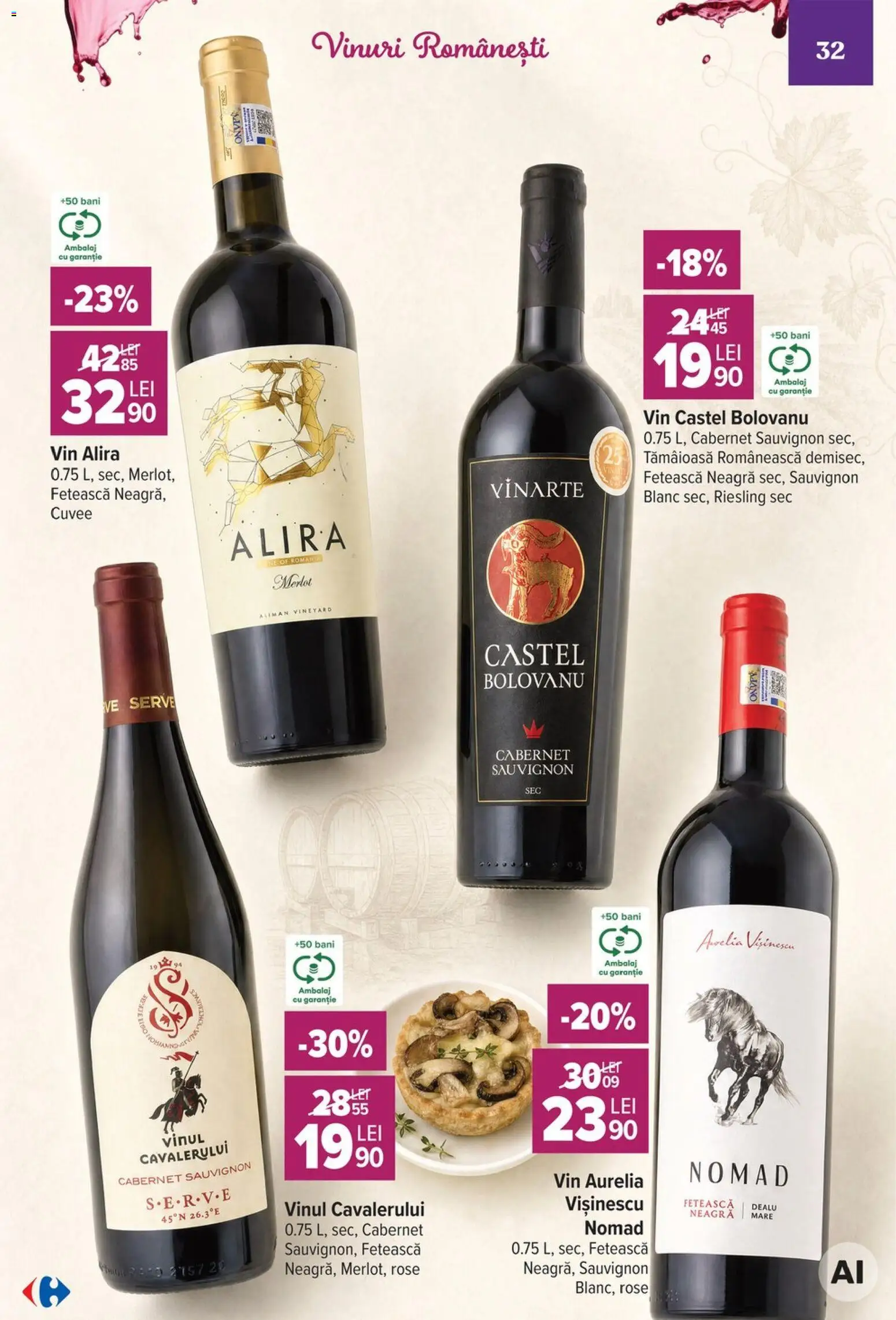 Catalog Carrefour 7 - 19 Octombrie 2026 | Pagina 32 | Produse: Vin, Sauvignon
