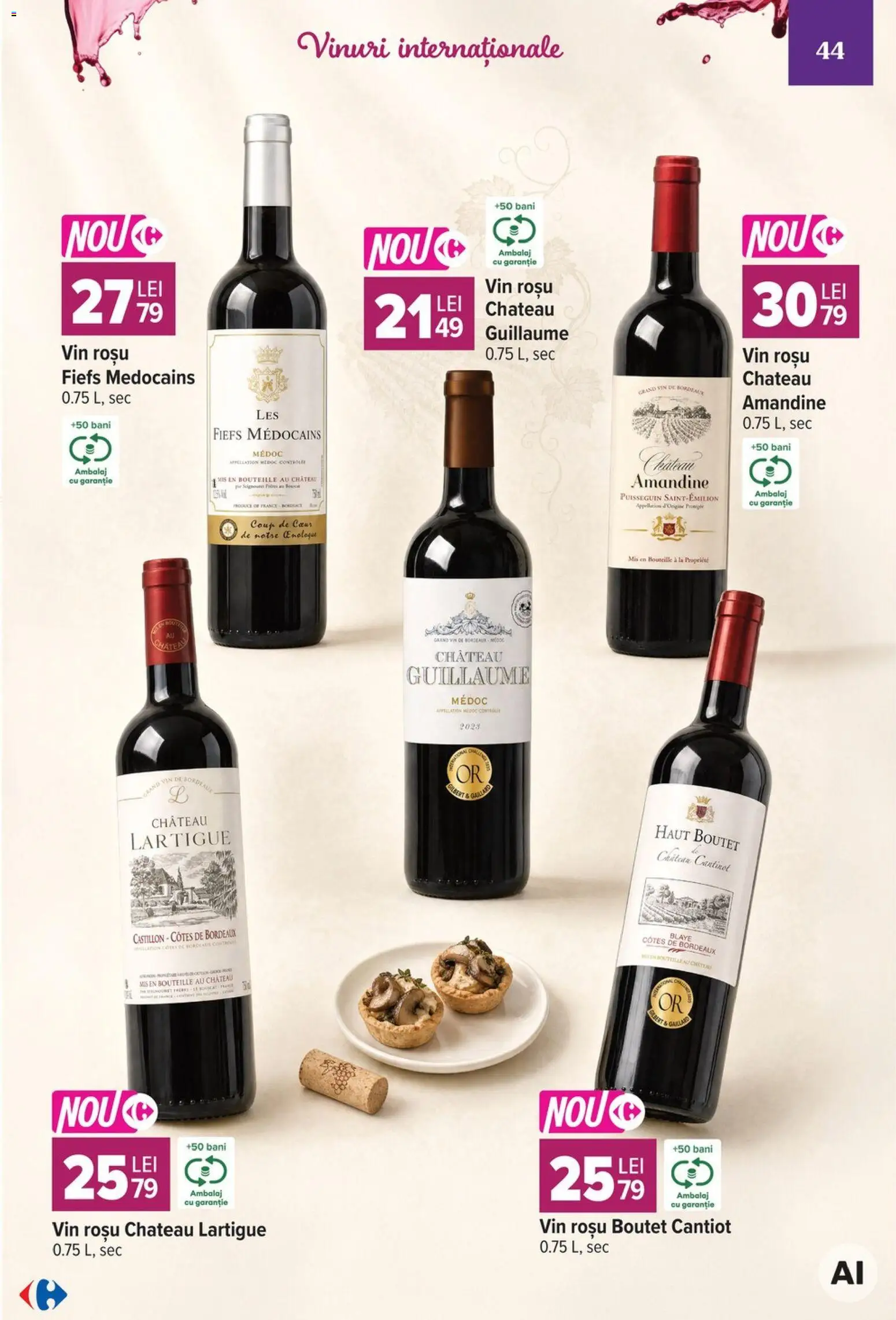 Catalog Carrefour 7 - 19 Octombrie 2026 | Pagina 44 | Produse: Vin rosu, Vin