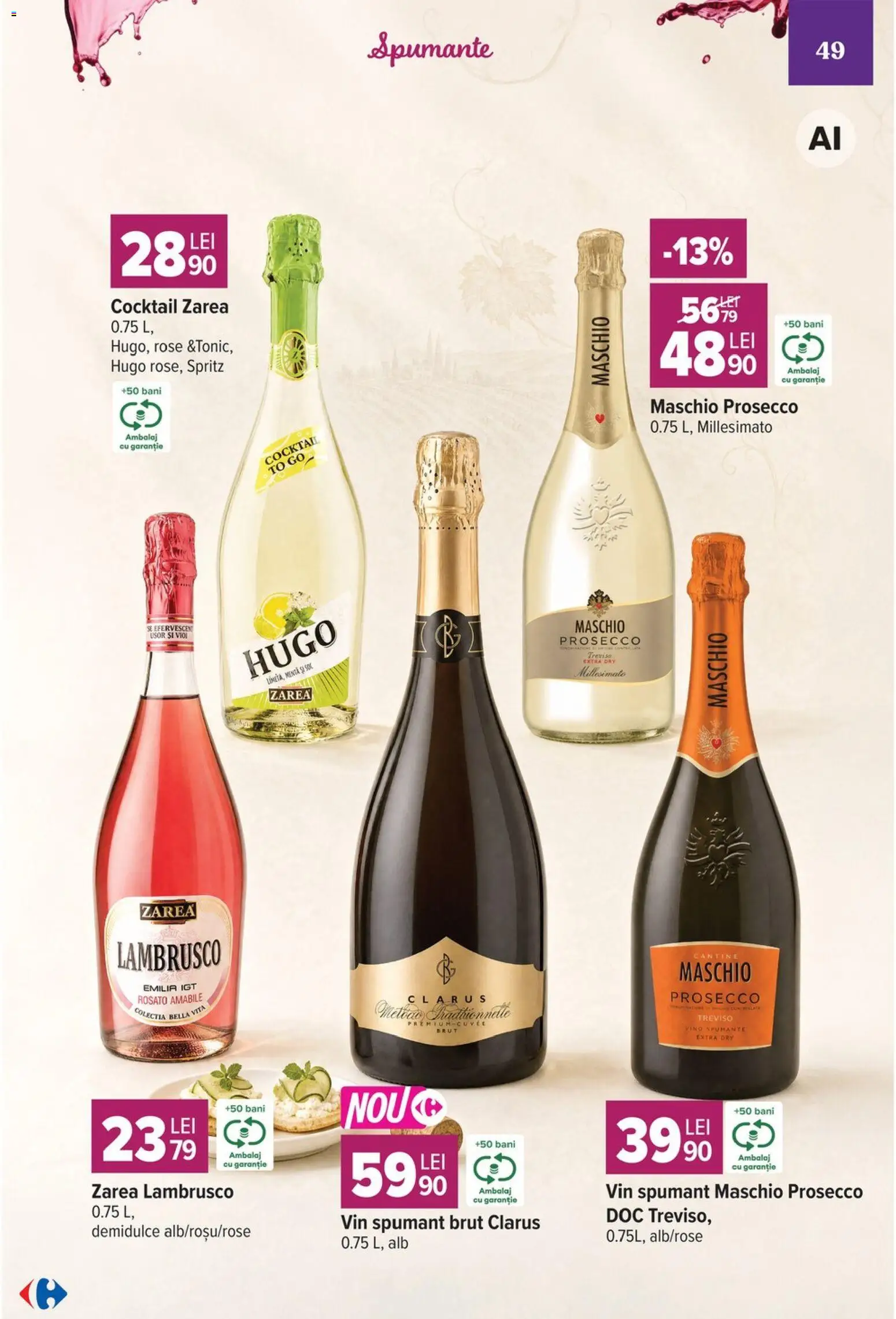 Catalog Carrefour 7 - 19 Octombrie 2026 | Pagina 49 | Produse: Vită, Lambrusco, Prosecco, Bella