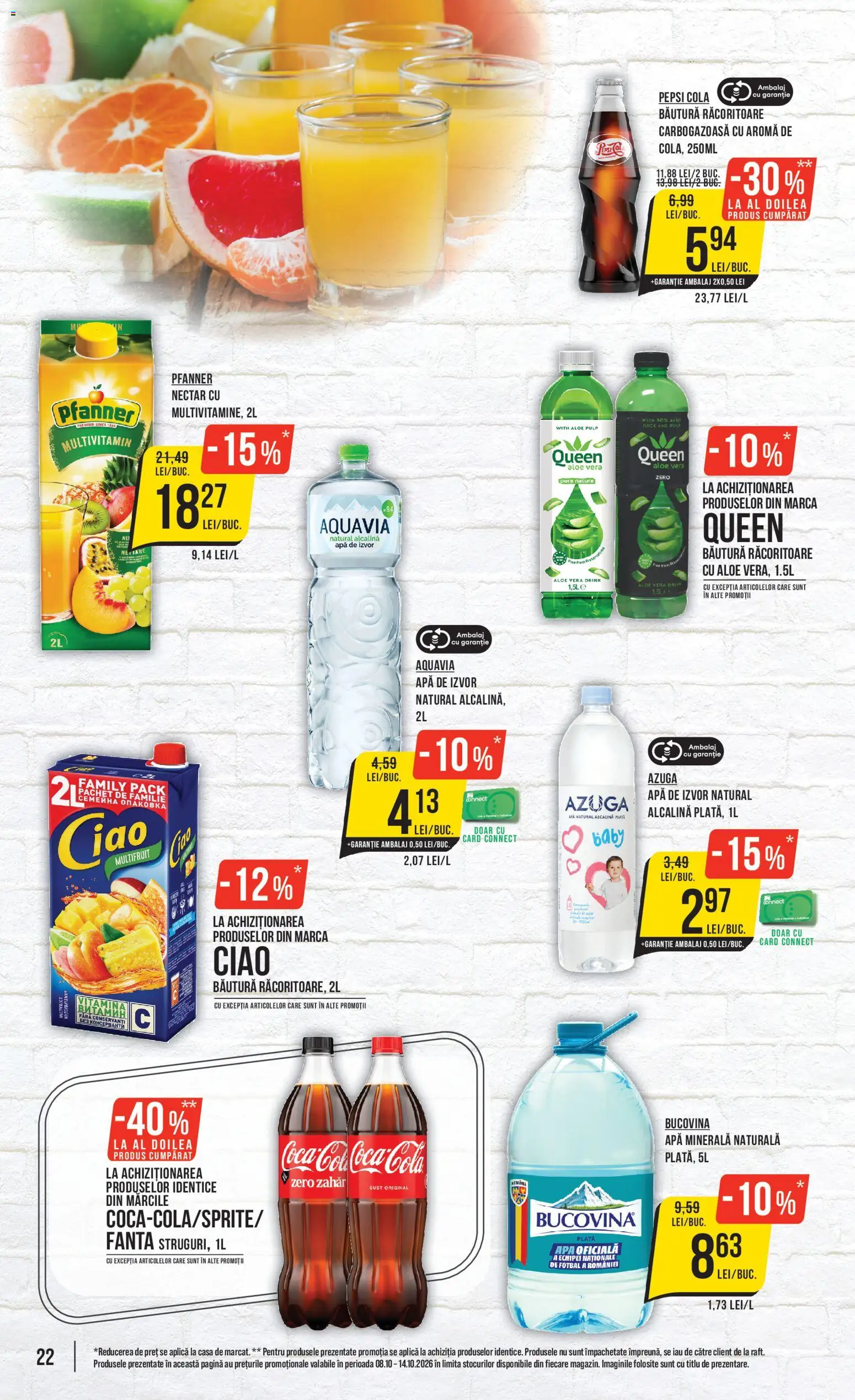Catalog Mega Image 8 - 13 Octombrie 2026 | Pagina 22 | Produse: Baby, Bautura racoritoare, Cola, Zahăr