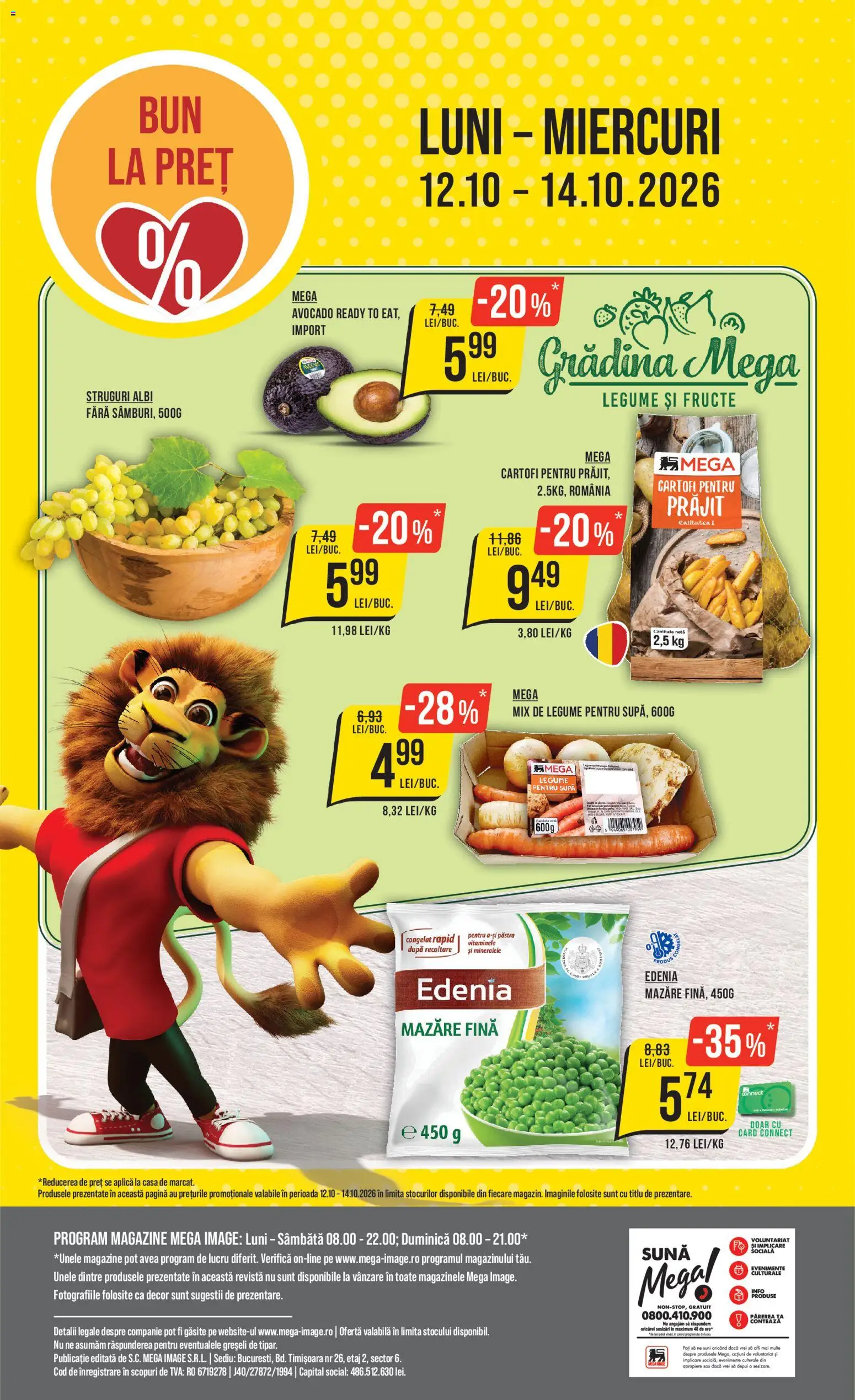 Catalog Mega Image 8 - 13 Octombrie 2026 | Pagina 28 | Produse: Struguri, Gradina, Avocado, Legume