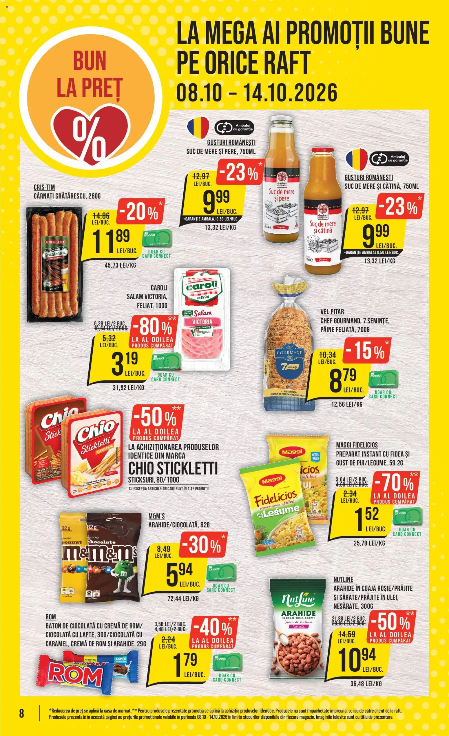 Catalog Mega Image 8 - 13 Octombrie 2026 | Pagina 8 | Produse: Proteine, Semințe, Cremă, Rom