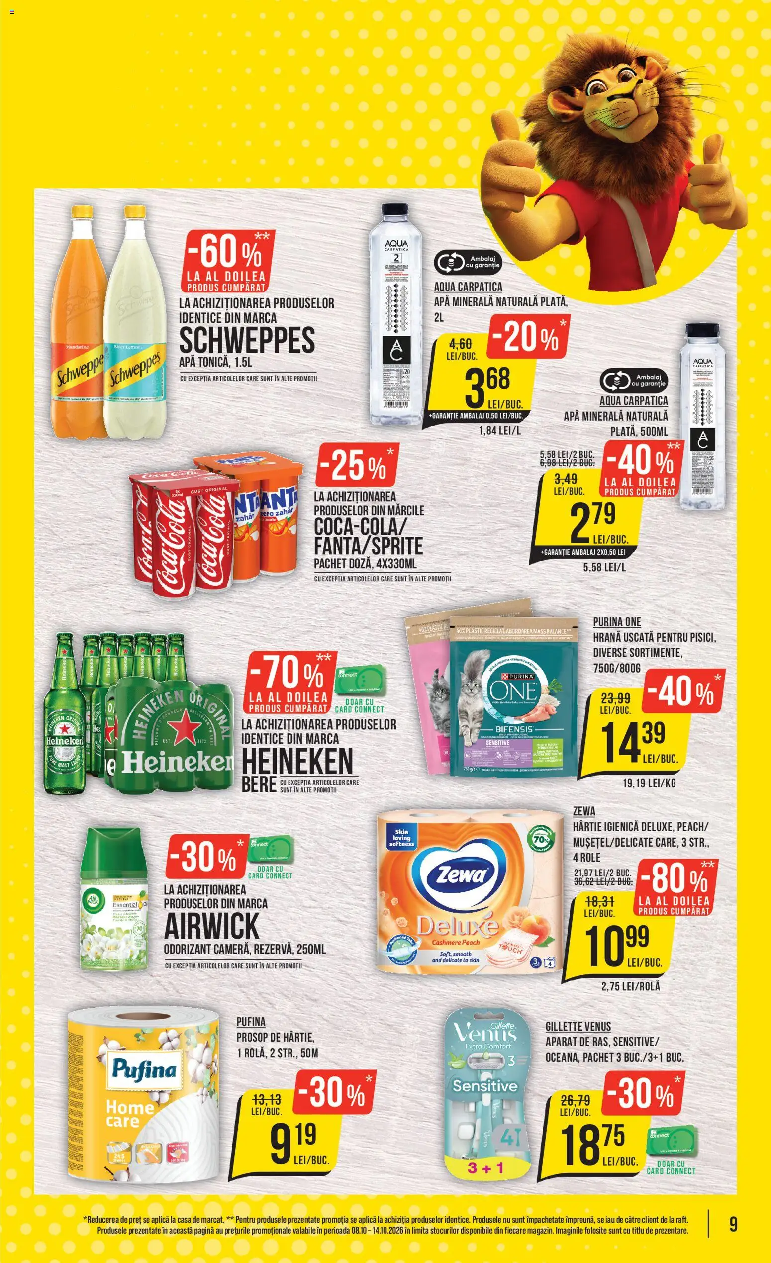 Catalog Mega Image 8 - 13 Octombrie 2026 | Pagina 9 | Produse: Schweppes, Role, Aparat, Cola