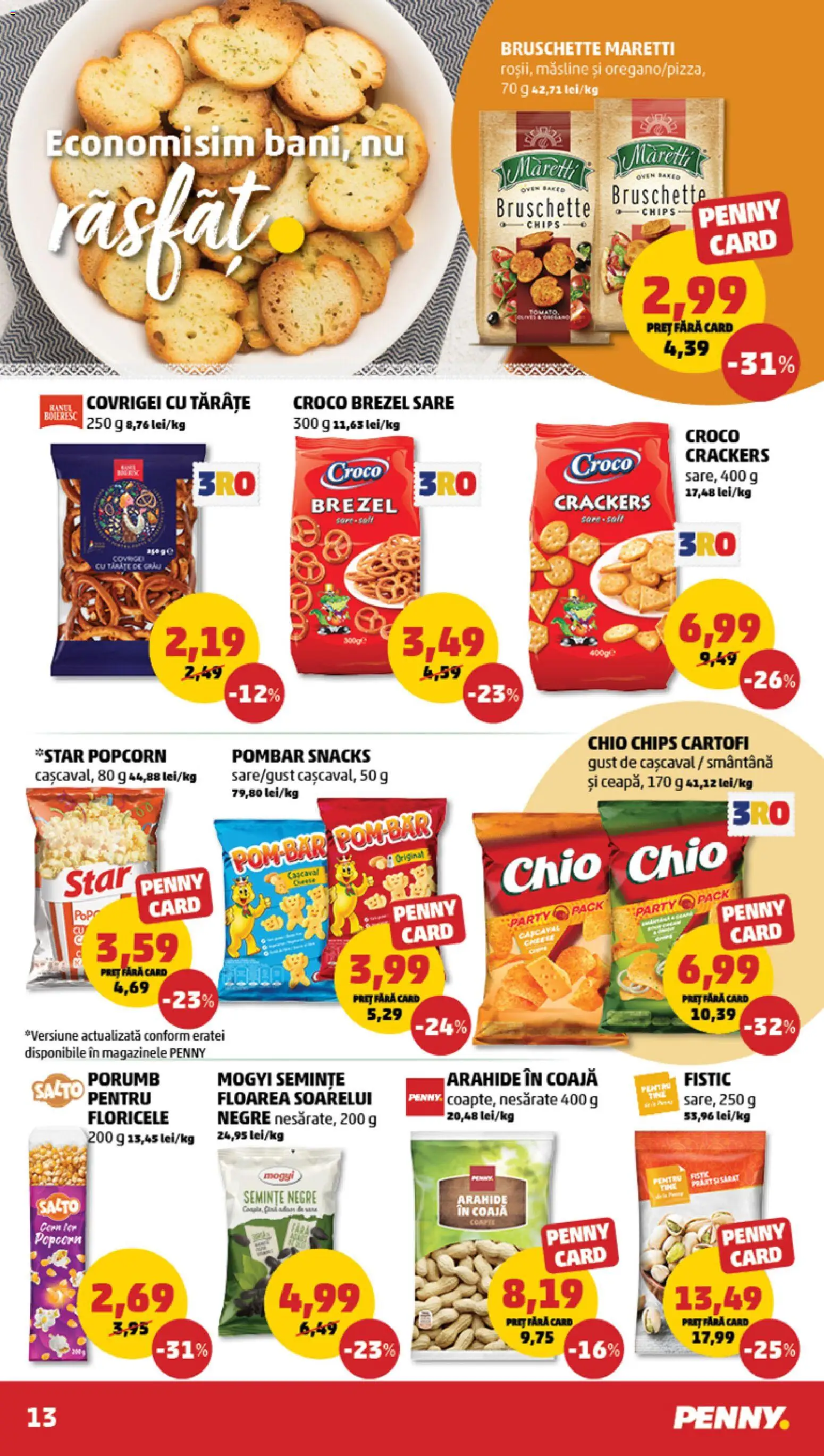 Catalog PENNY Market 7 - 12 Octombrie 2026 | Pagina 13 | Produse: Măsline, Arahide, Semințe, Cartofi