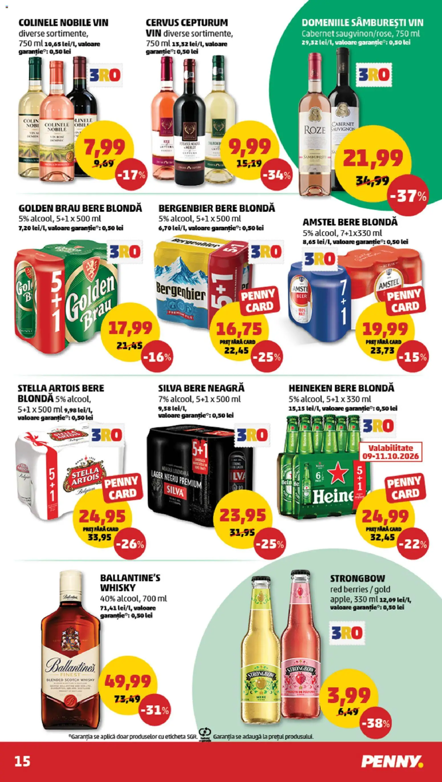 Catalog PENNY Market 7 - 12 Octombrie 2026 | Pagina 15 | Produse: Aplică, Vin, Sauvignon, Bergenbier