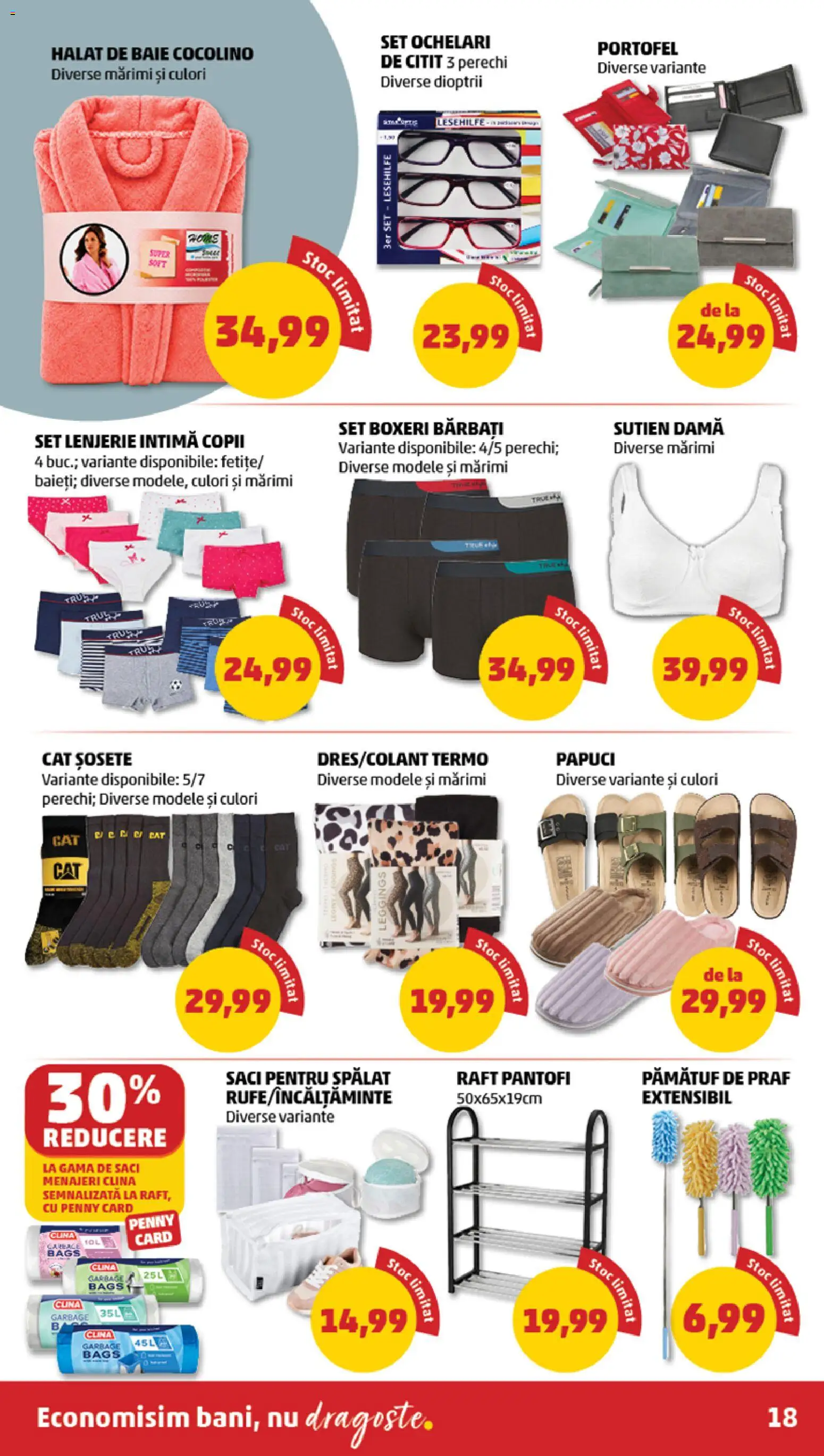 Catalog PENNY Market 7 - 12 Octombrie 2026 | Pagina 18 | Produse: Raft, Sac, Sutien, Șosete