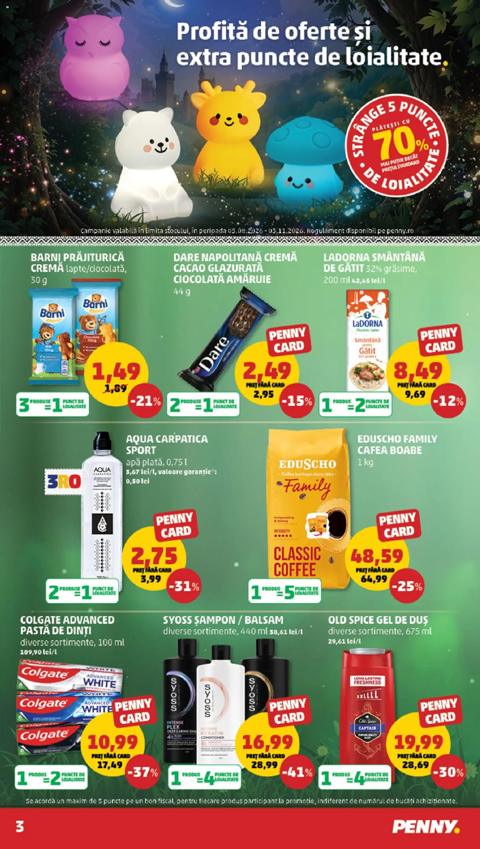 Catalog PENNY Market 7 - 12 Octombrie 2026 | Pagina 3 | Produse: Syoss, Old Spice, Șampon, Cremă