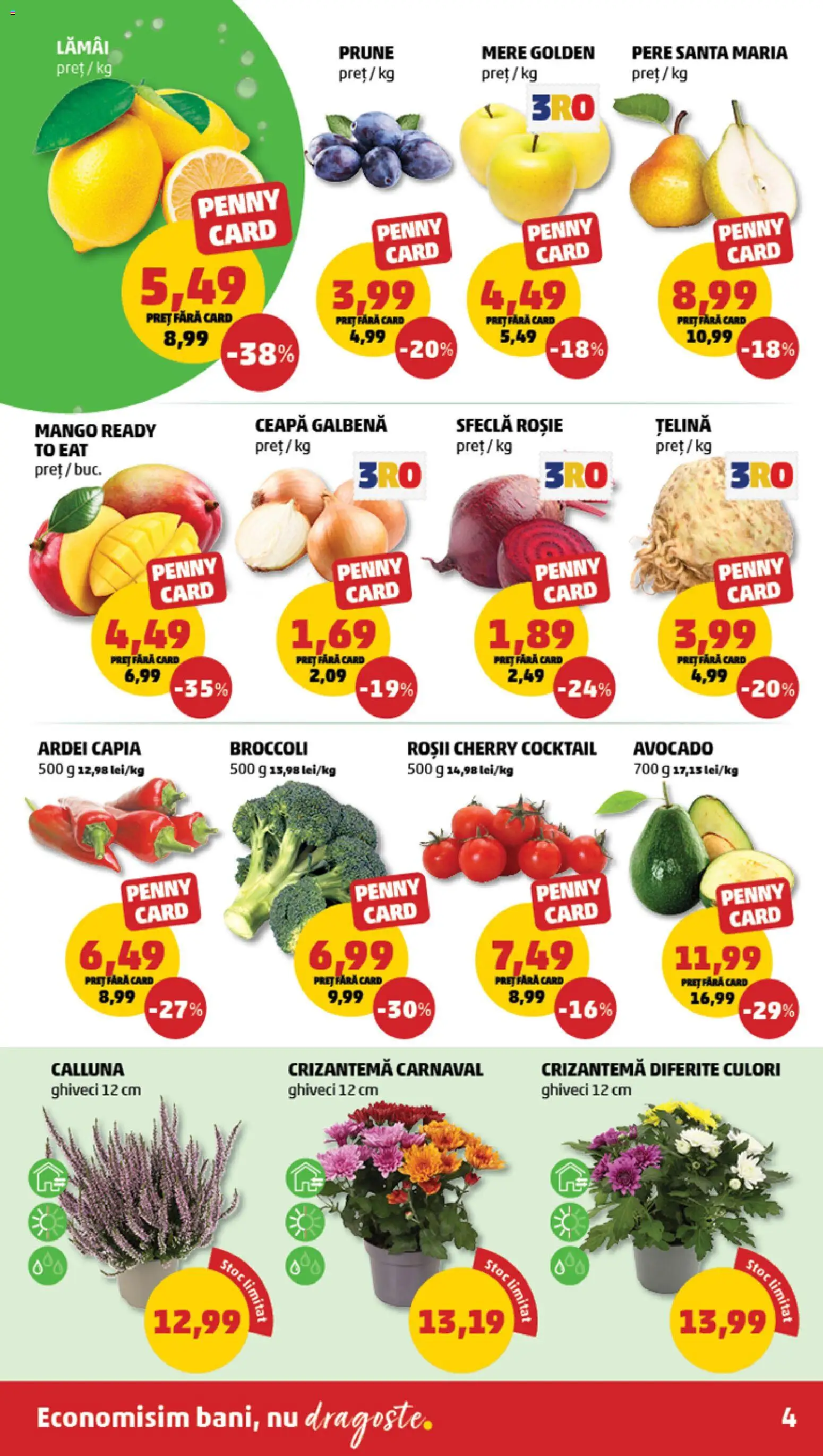 Catalog PENNY Market 7 - 12 Octombrie 2026 | Pagina 4 | Produse: Ghiveci, Prune, Ceapă, Sfeclă