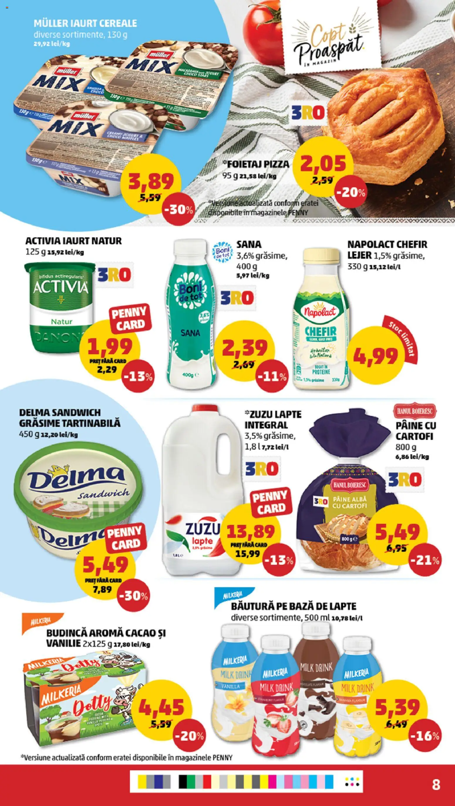 Catalog PENNY Market 7 - 12 Octombrie 2026 | Pagina 8 | Produse: Budincă, Zuzu, Pâine, Kefir