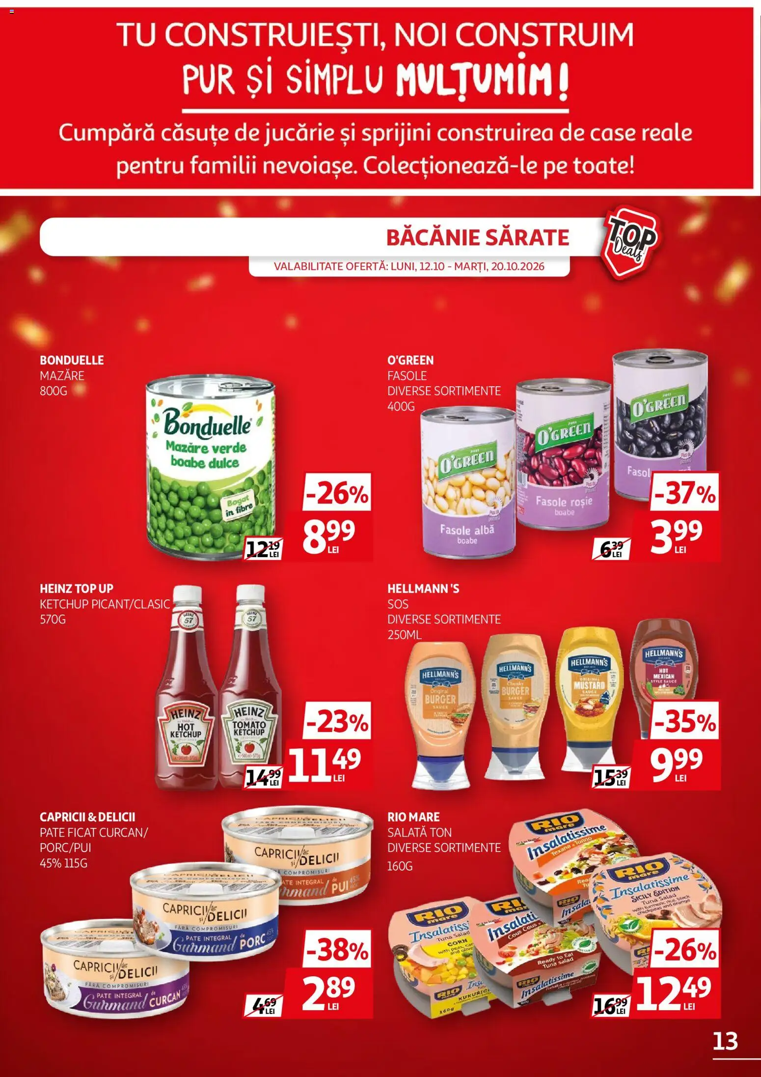 Catalog Auchan 12 - 19 Octombrie 2026 | Pagina 13 | Produse: Alba, Burger, Salată, Fasole albă