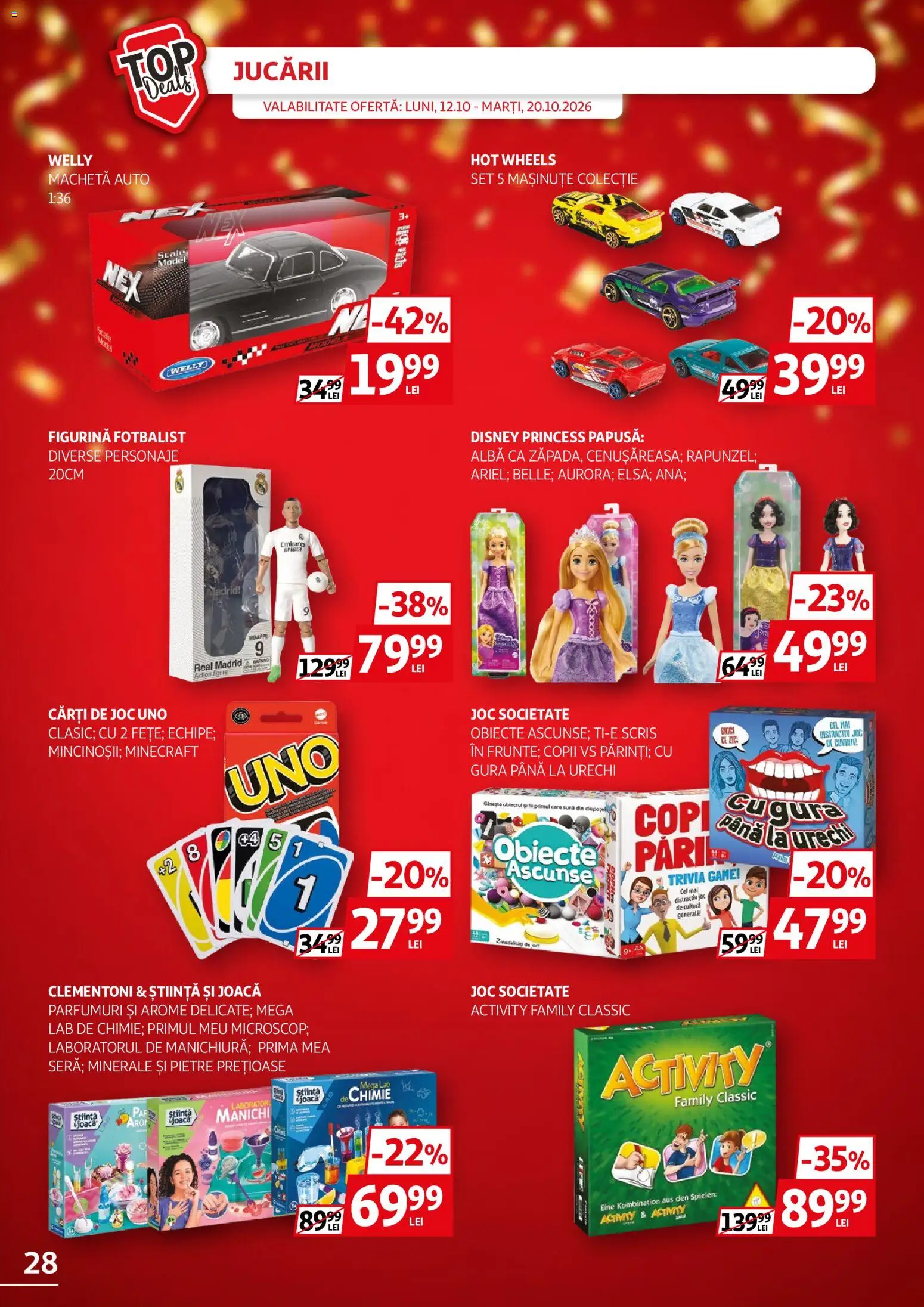Catalog Auchan 12 - 19 Octombrie 2026 | Pagina 28 | Produse: Disney, Alba, Joc, Cărți