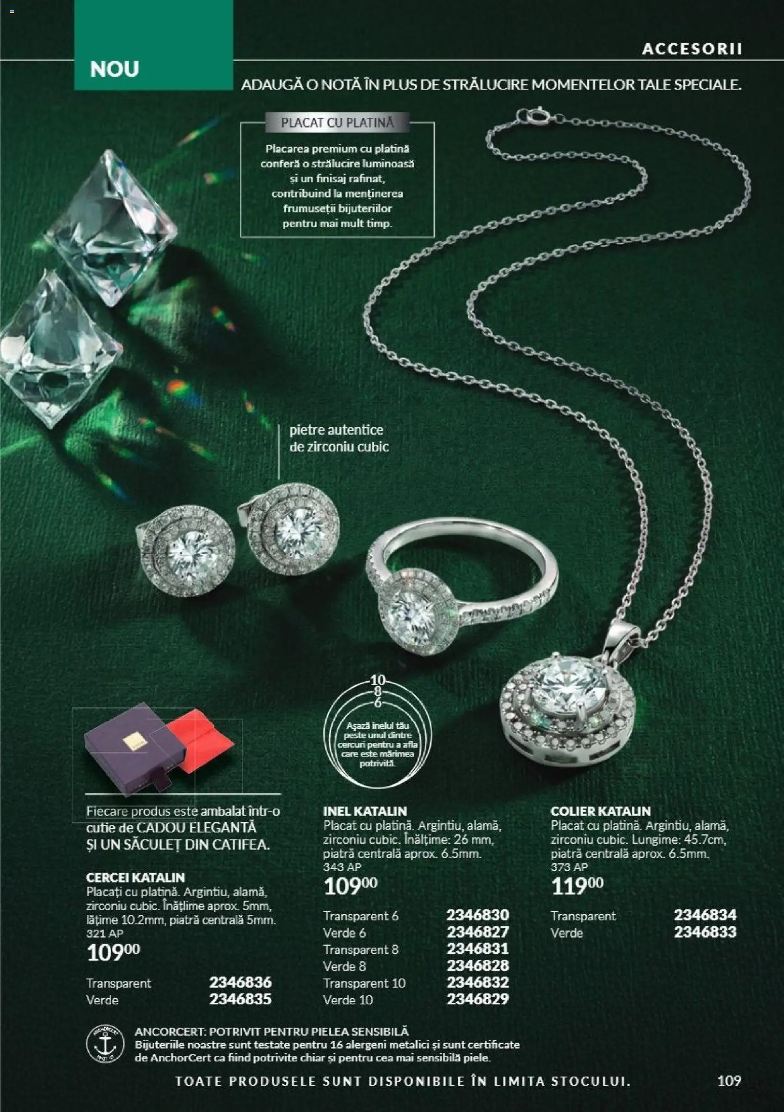 Catalog Avon 1 - 30 Noiembrie 2026 | Pagina 109 | Produse: Premium, Colier, Cutie, Pește