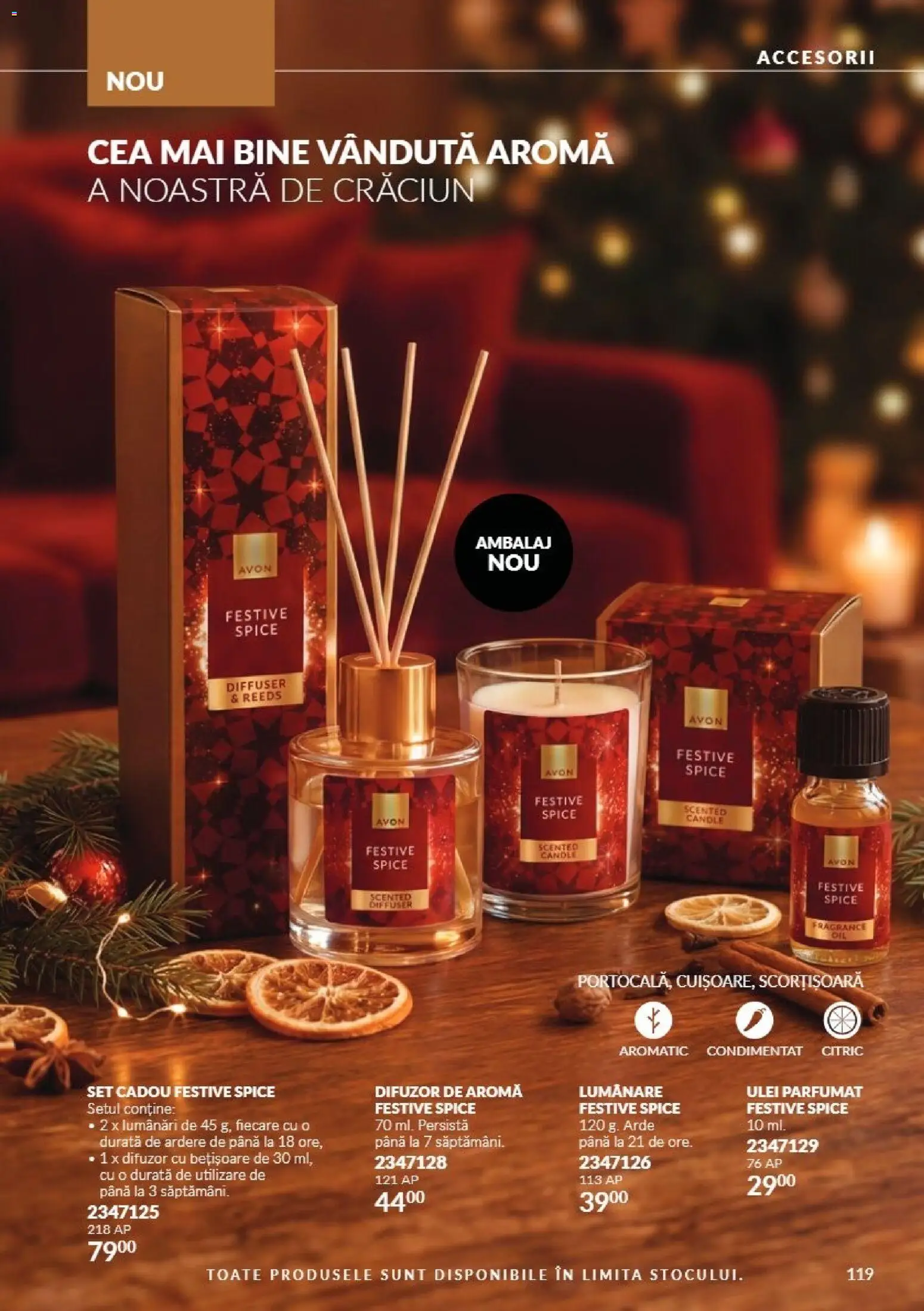 Catalog Avon 1 - 30 Noiembrie 2026 | Pagina 119 | Produse: Difuzor, Lumânare, Ulei parfumat, Ulei