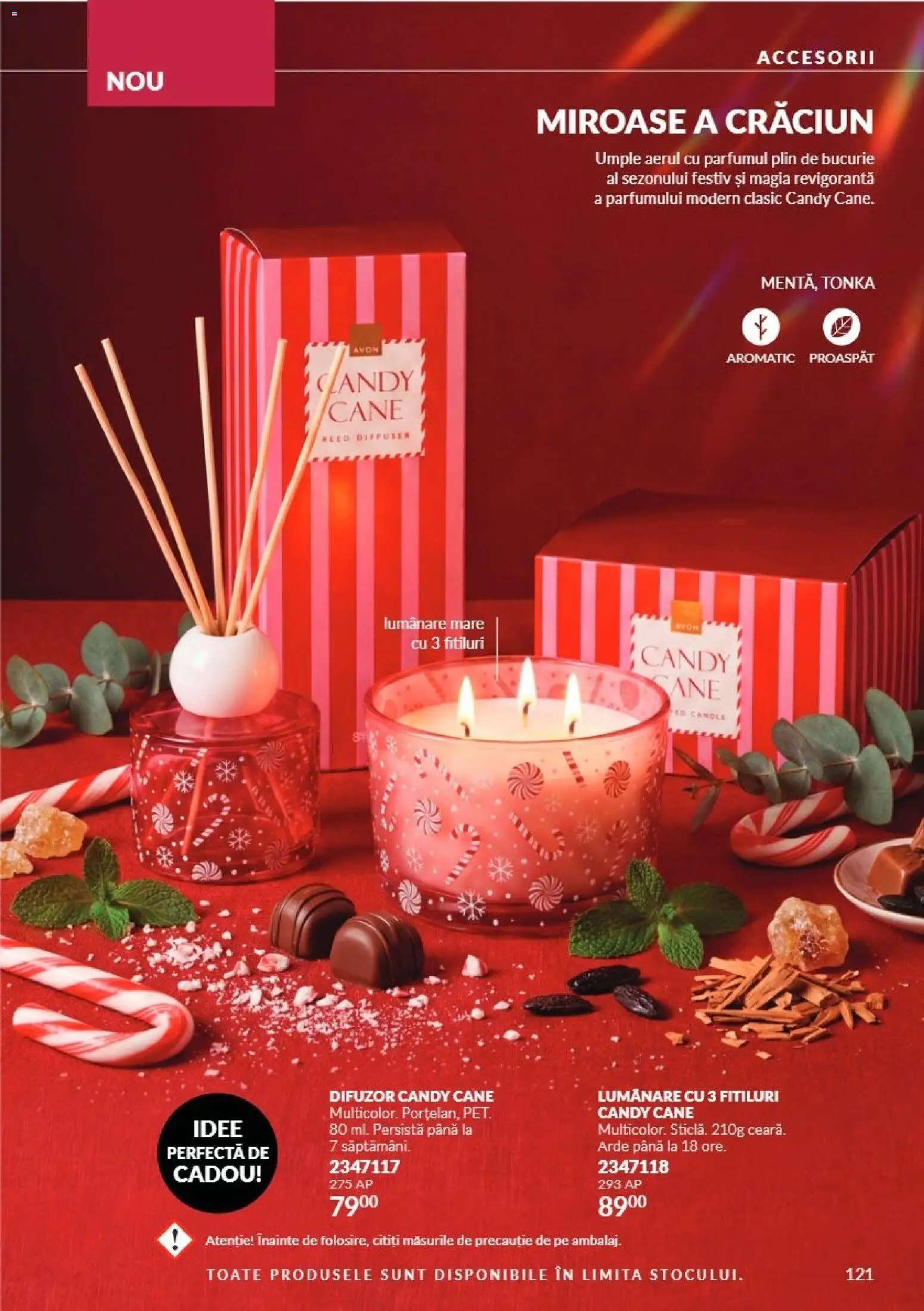 Catalog Avon 1 - 30 Noiembrie 2026 | Pagina 121 | Produse: Difuzor, Lumânare