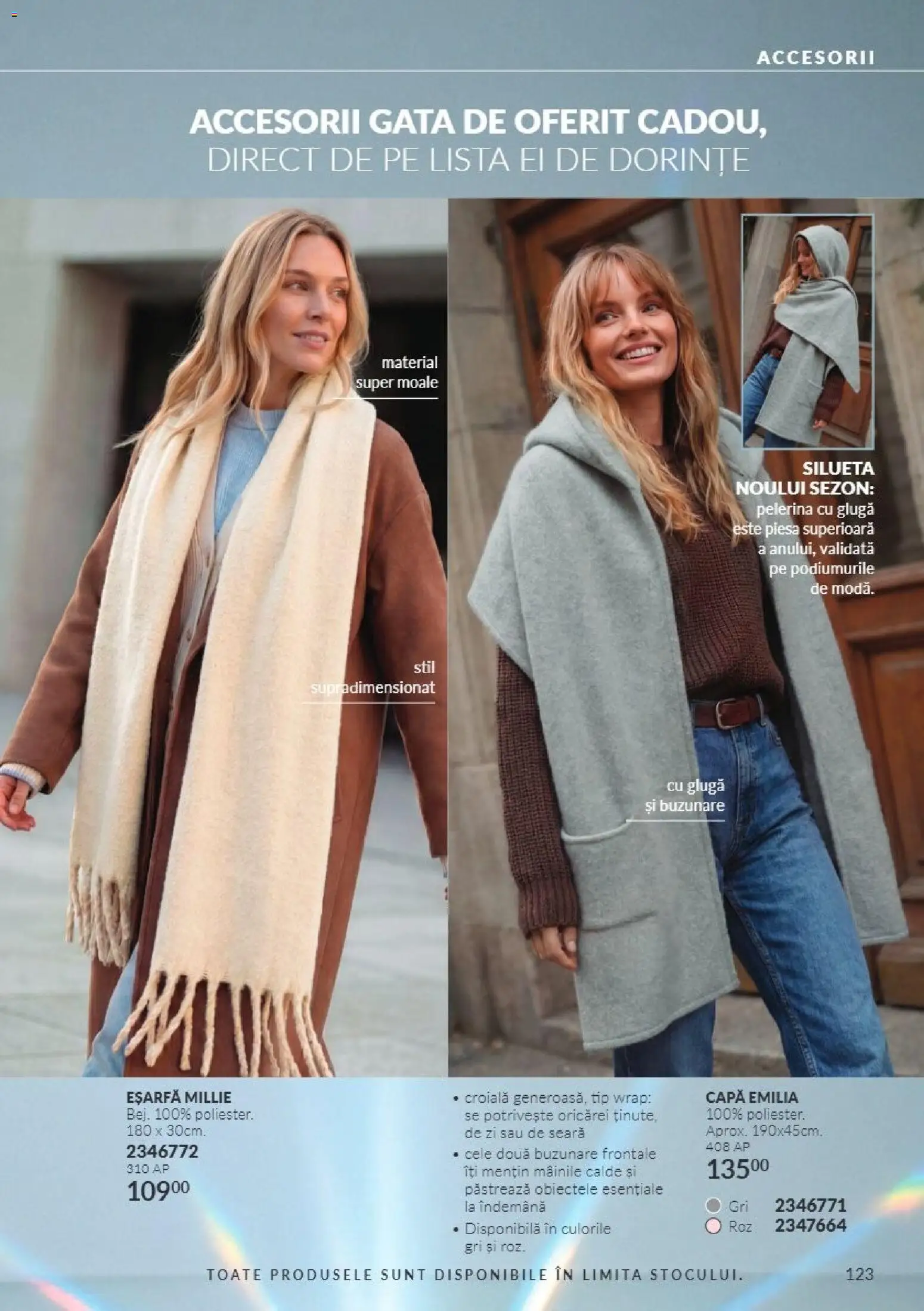 Catalog Avon 1 - 30 Noiembrie 2026 | Pagina 123 | Produse: Eșarfă, Buzunare, Tip