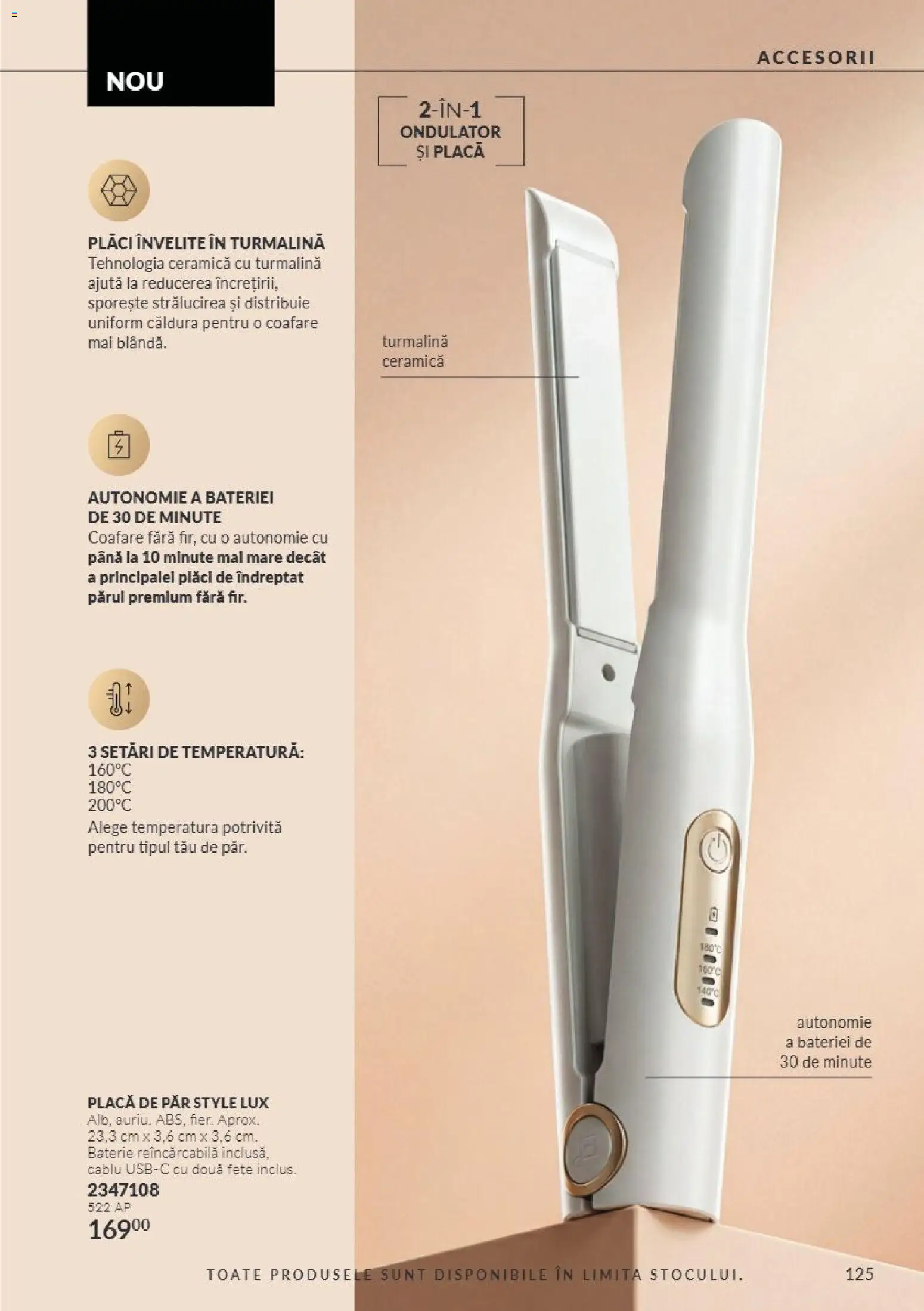 Catalog Avon 1 - 30 Noiembrie 2026 | Pagina 125 | Produse: Style, Premium, Ondulator, Lux
