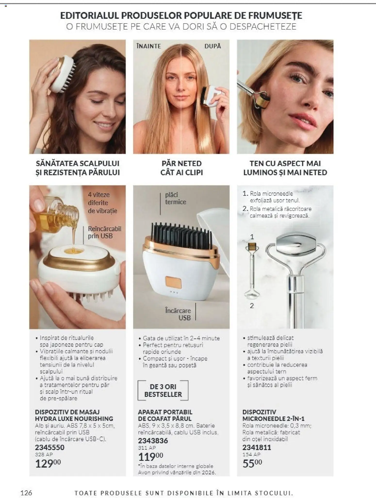 Catalog Avon 1 - 30 Noiembrie 2026 | Pagina 126 | Produse: Cablu USB, Cablu, Geantă, Aparat